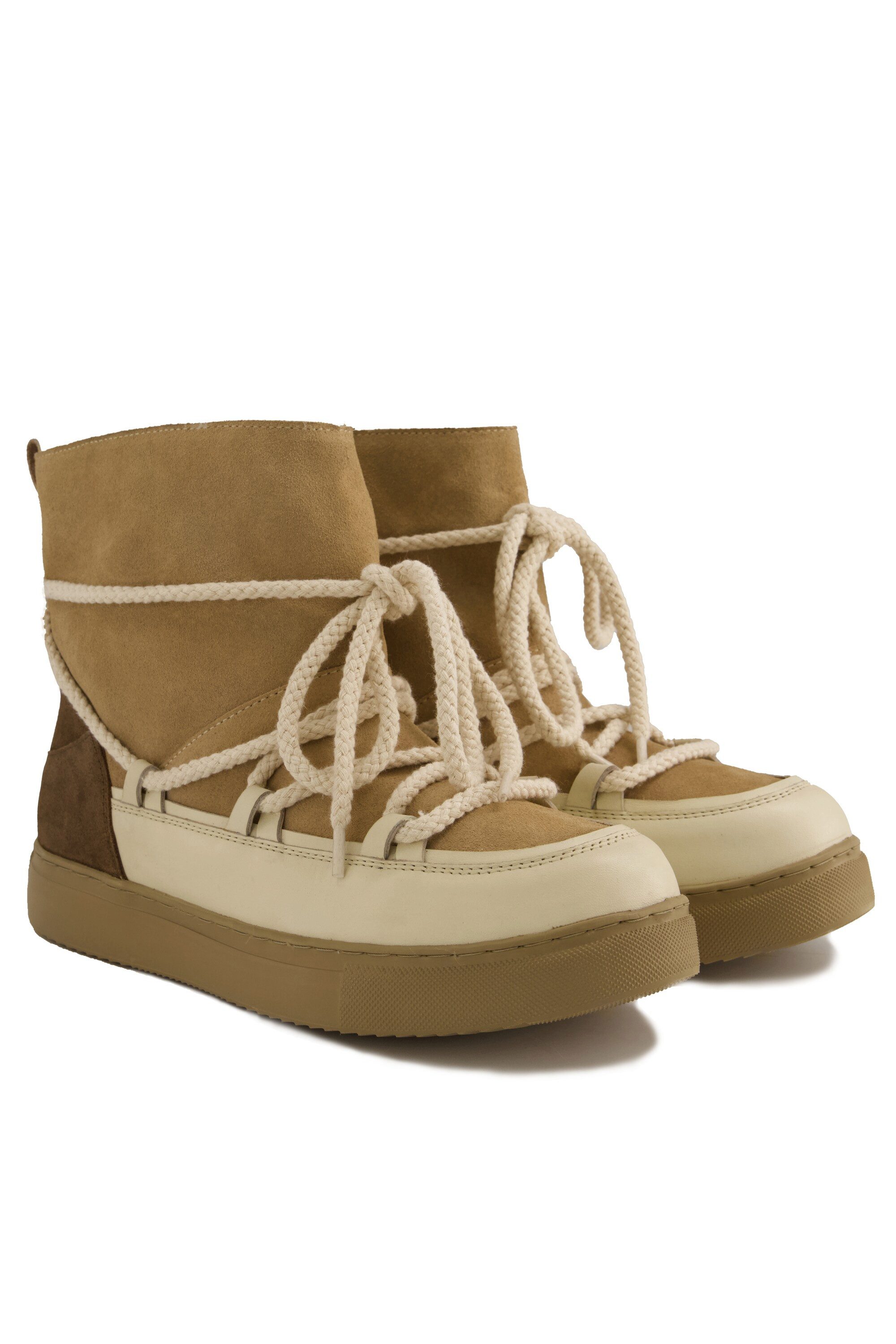 Studio Untold Leder-Snowboots FakeFur-Futter Weite H Stiefel