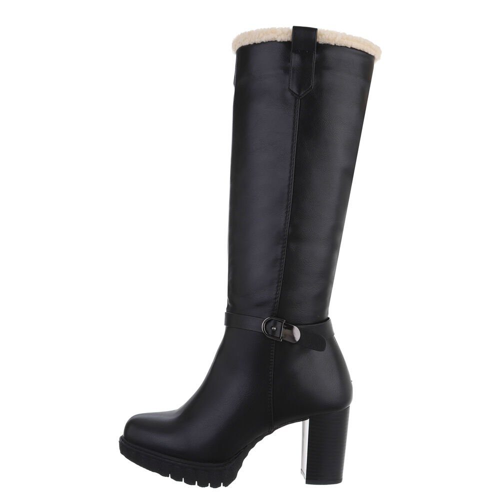 Damen Freizeit High-Heel-Stiefel