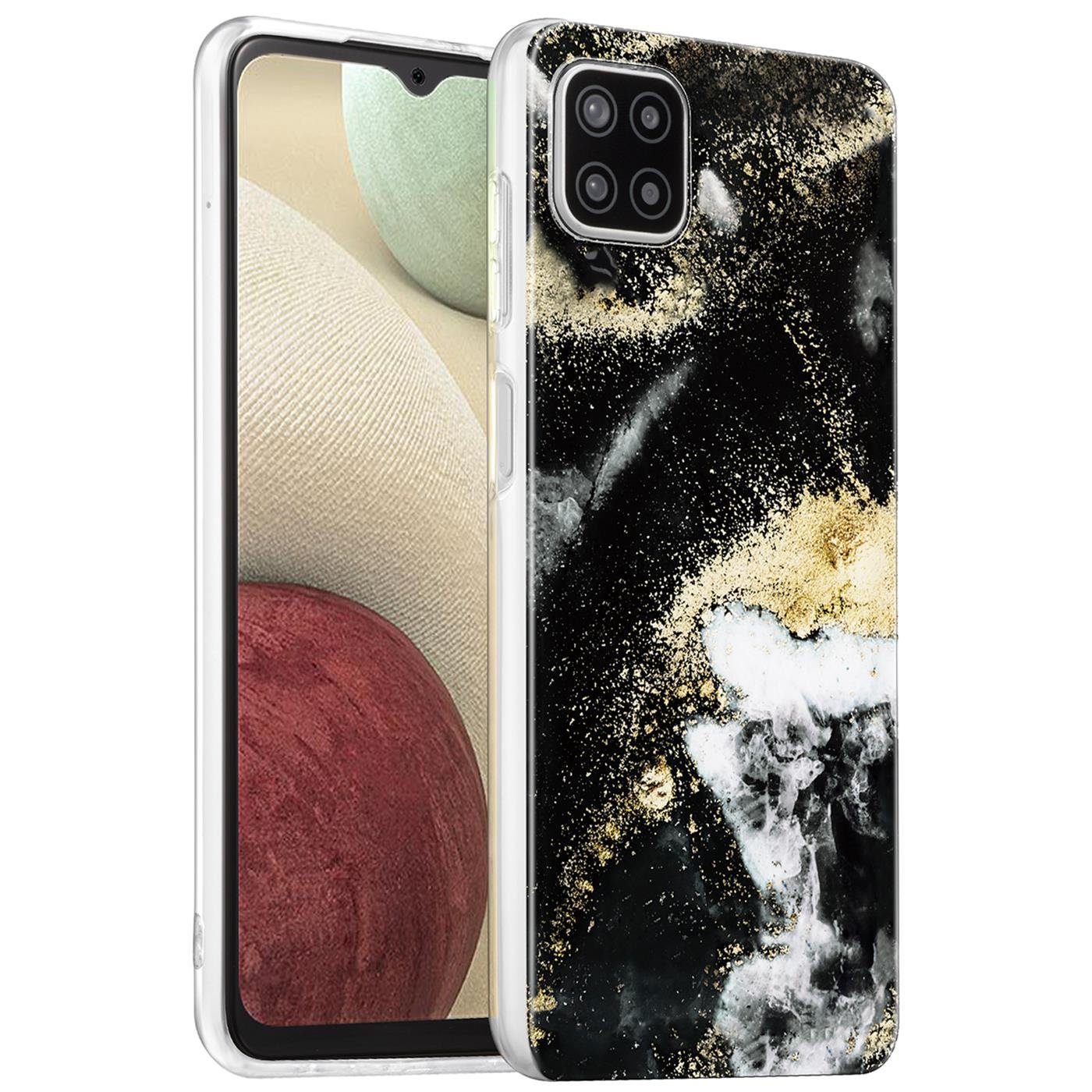 CoolGadget Handyhülle Marmor Slim Case für Samsung Galaxy A22 5G 6,6 Zoll, Hülle Dünne Silikon Schutzhülle für Samsung A22 5G Hülle