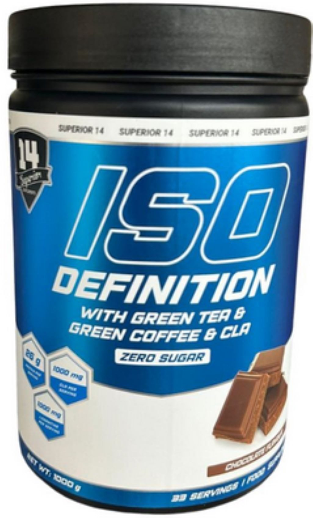 SUPERIOR14 supplements SUPERIOR 14 - ISO DEFINITION 1 Kg Whey Isolat Pulver, Mit Molkenprotein-Isolat