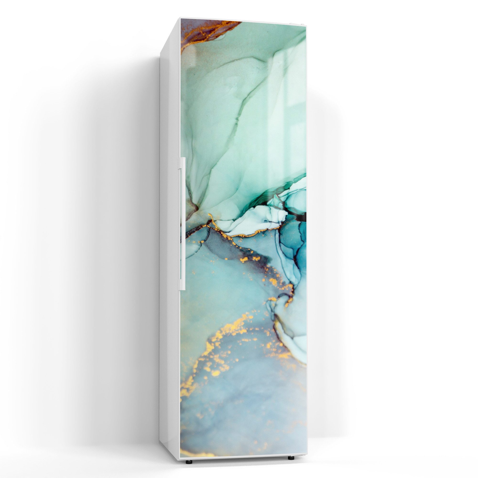 DEQORI Magnetfolie 'Zerlaufene Wasserfarbe ', beschreibbar Kühlschrank Magnetmatte magnetisch Magnetfolie