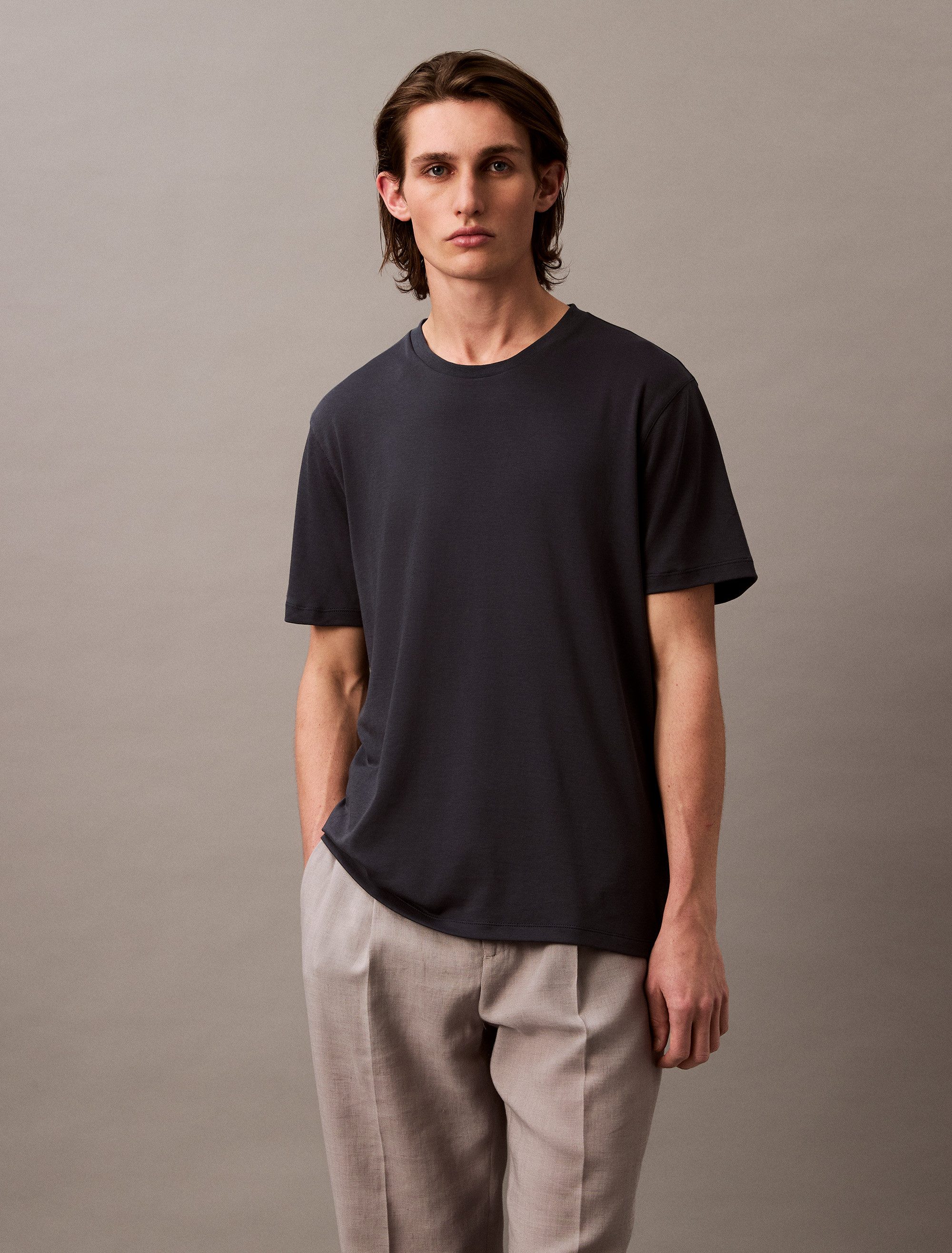 T-Shirt SS NA WHSL SUPIMA CREWNECK TEE