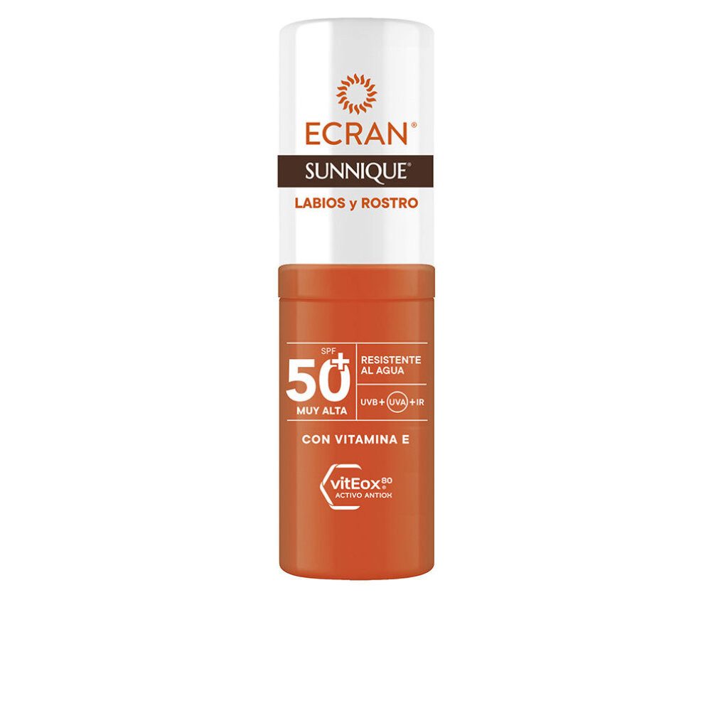 Ecran Körperpflegemittel SUNNIQUE Lippen- und Gesichtsstift SPF50+