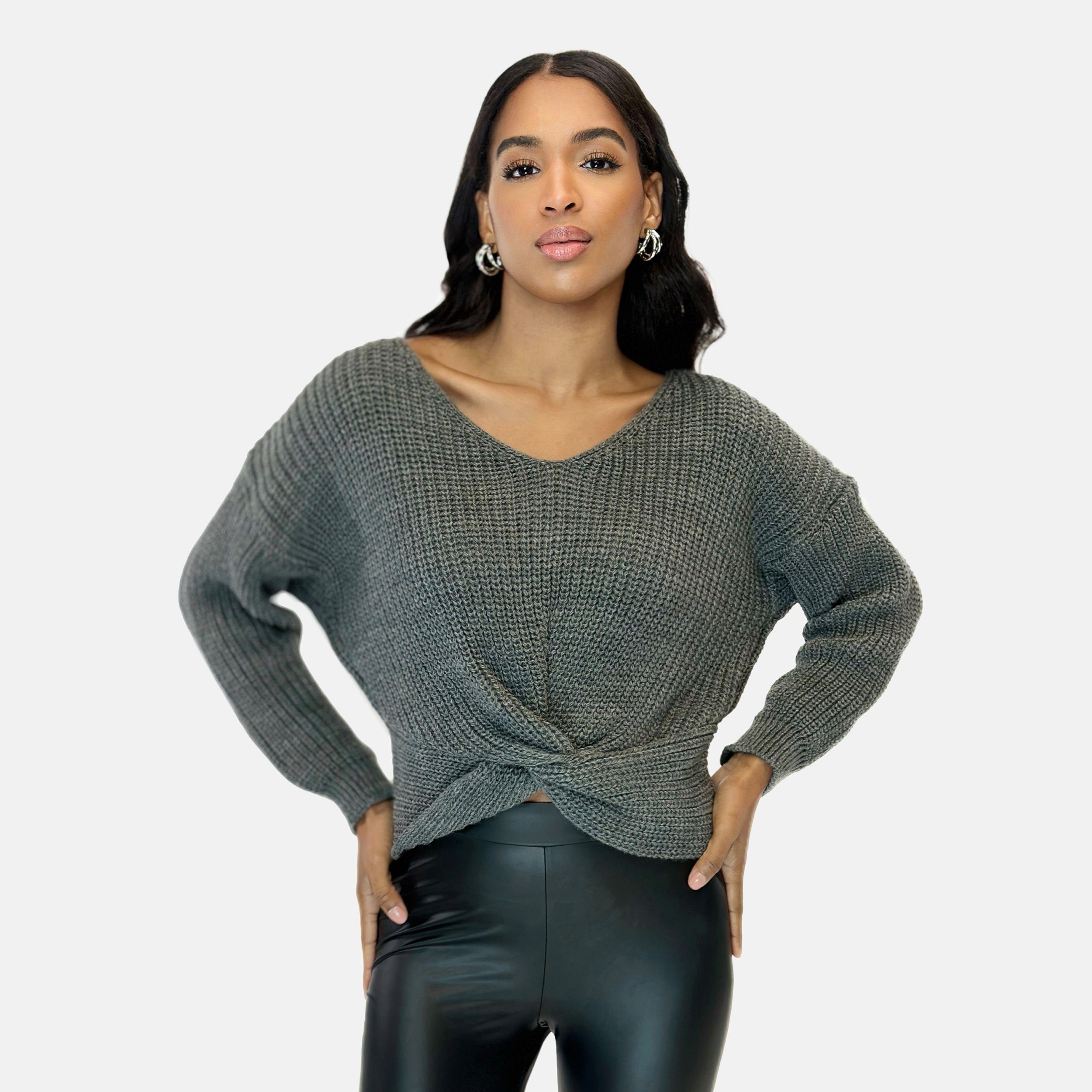 Elara Strickpullover Elara Damen Strickpullover (1-tlg)