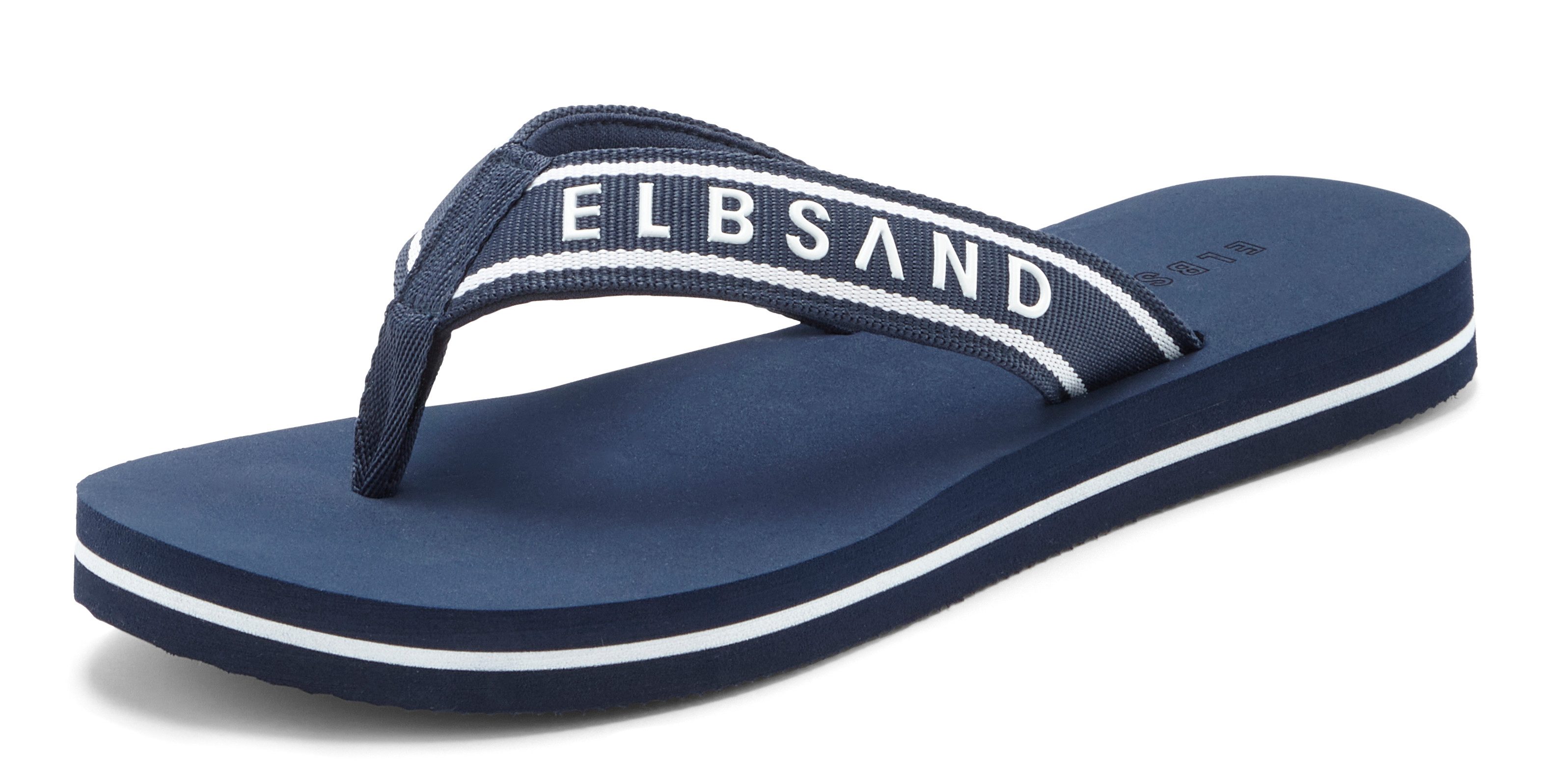 Elbsand Sandale, Badeschuh, Pantolette, Badelatsche, Flip Flop, Badeschlappe Badezehentrenner NEU Zehentrenner mit wasserabweisender und ultraleichter Sohle VEGAN