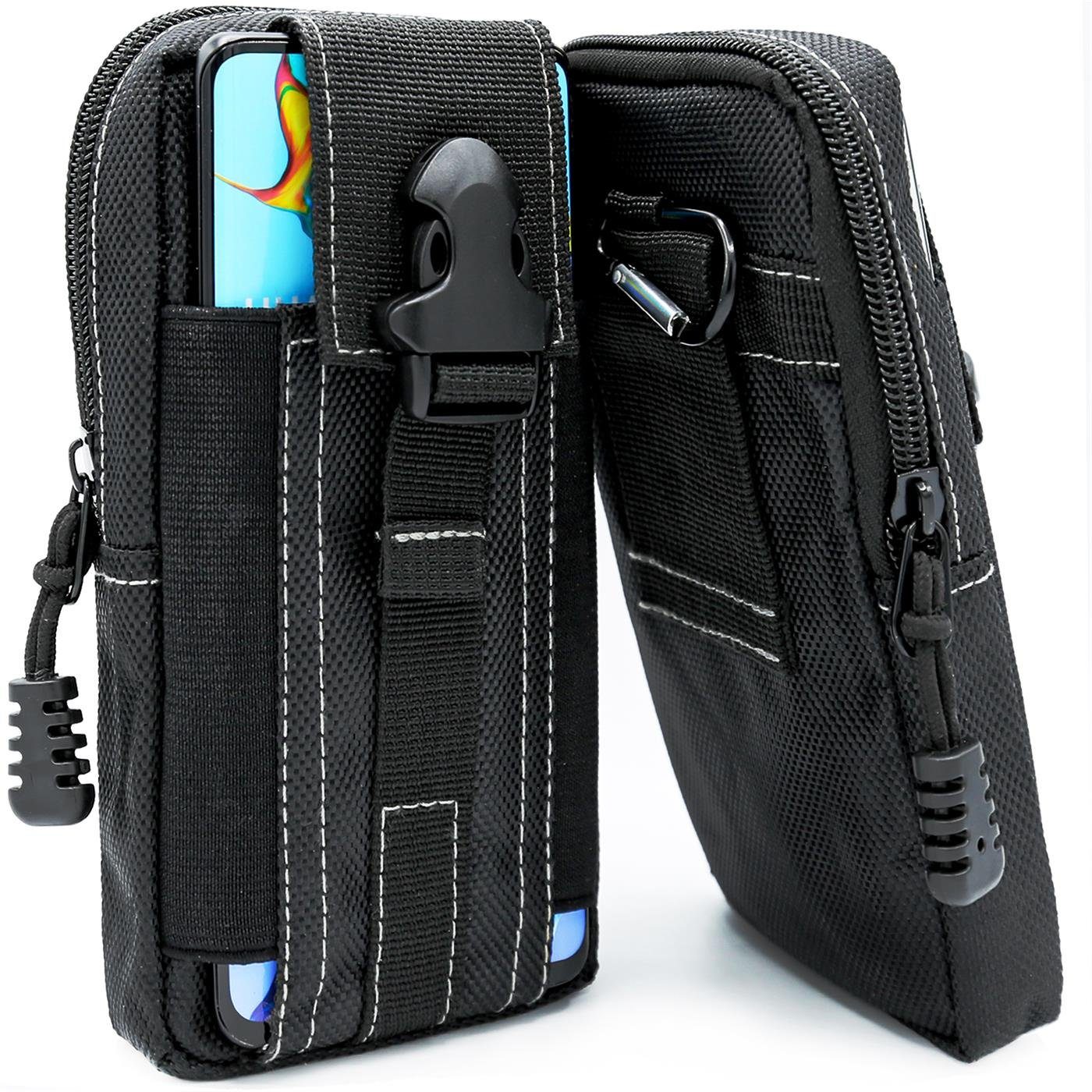 CoolGadget Handyhülle Survival Case Universal XL für iPhone, Samsung, Xiaomi Huawei, Hülle Gürteltasche Outdoor Handy Tasche für verschiedene Smartphones