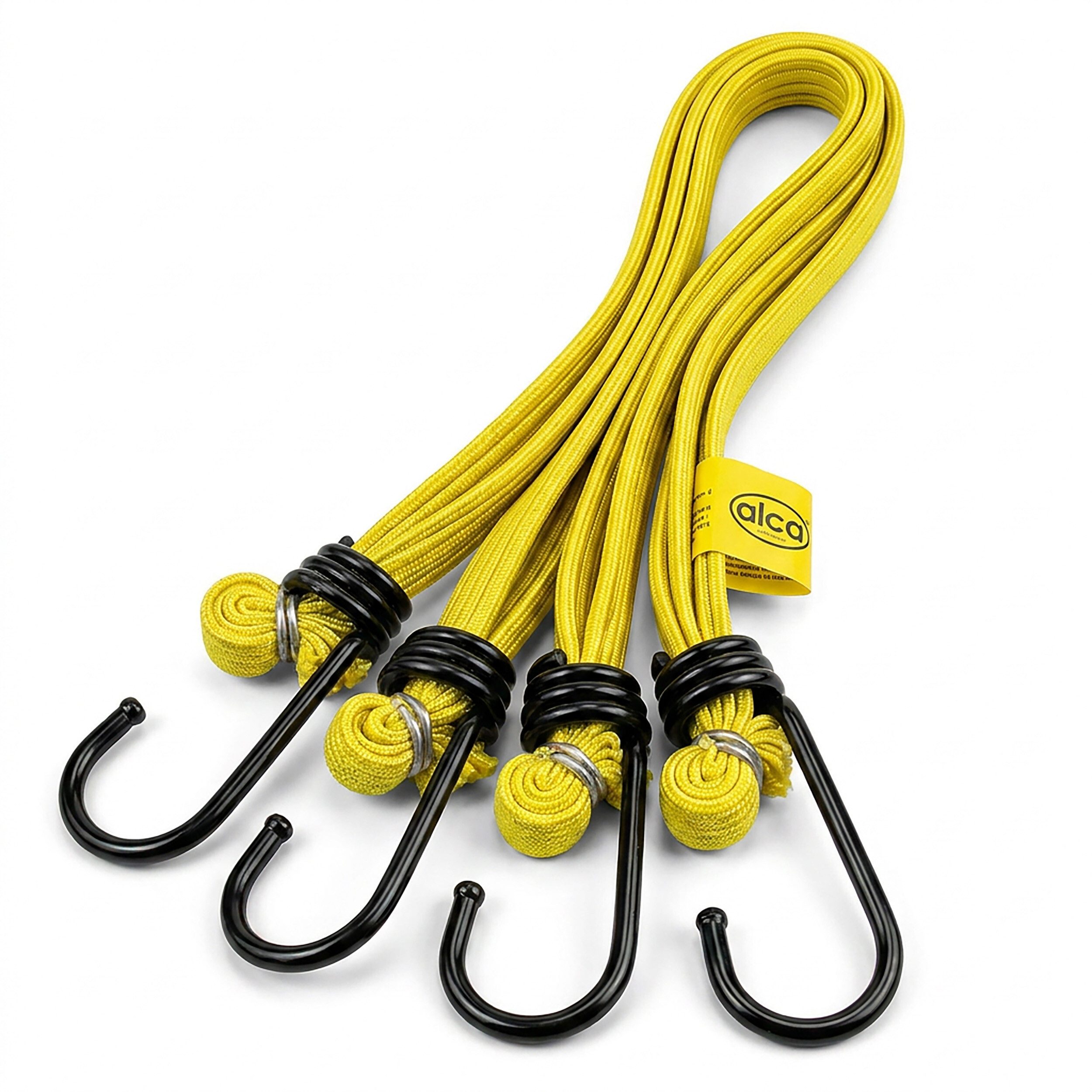 alca Zurrgurt Gepäckspanner flach 2er-Set Spanngurt 40cm elastisch bis 60cm (2-St)