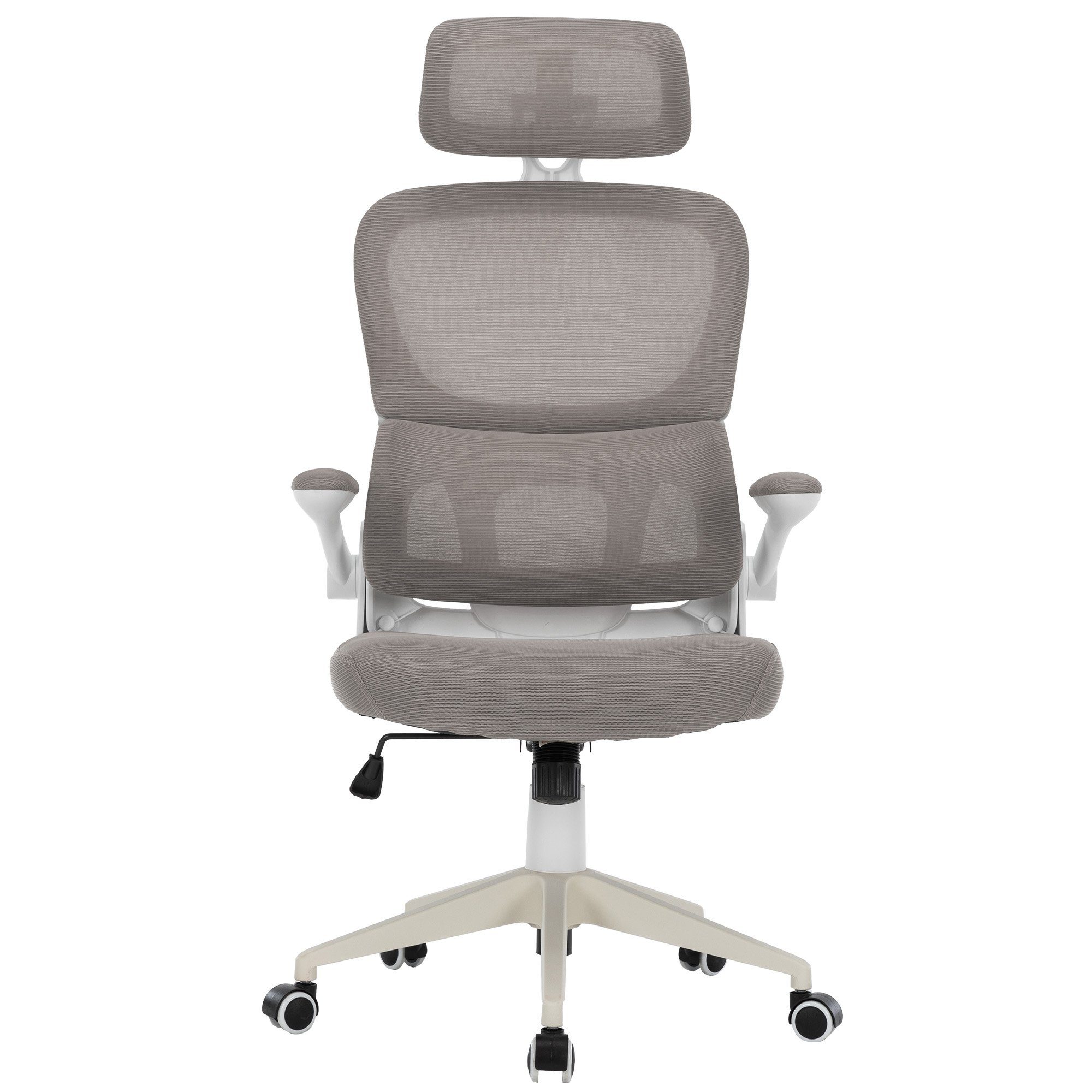 TRISENS Drehstuhl Bruno (1 Stück), Drehstuhl in moderner Mesh-Optik mit ergonomischer Rückenlehne