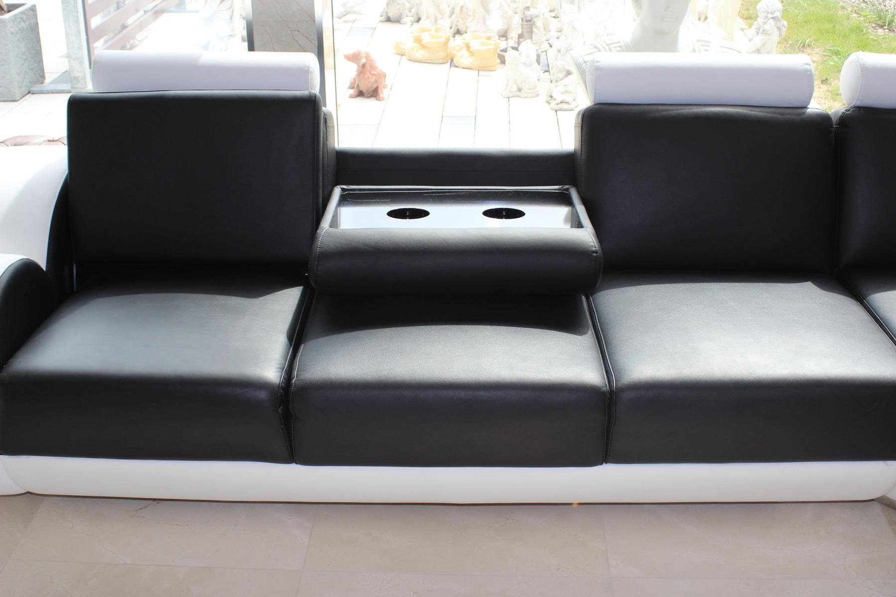 Wohnlandschaft Lieferbar Ecksofa Sessel Sofa Sofort L-Form Set Modern JVmoebel