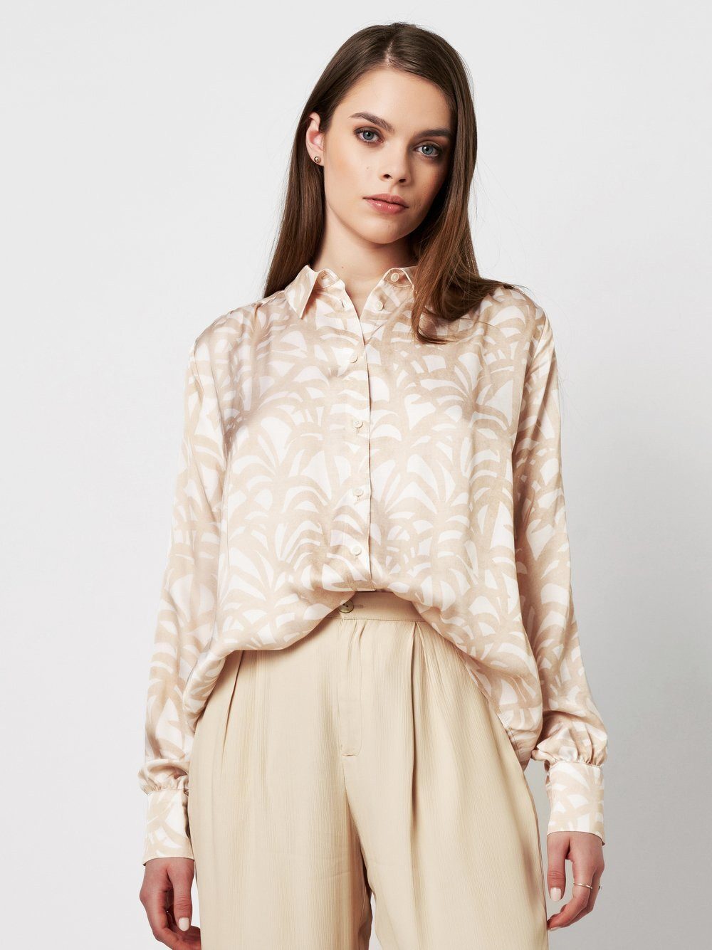 DESOTO Klassische Bluse Lena mit Volumenärmel günstig online kaufen