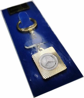 HR Autocomfort Schlüsselanhänger Orig. historisch 1962 Metall Stern Lüfterrad Diamantschliff Plakette