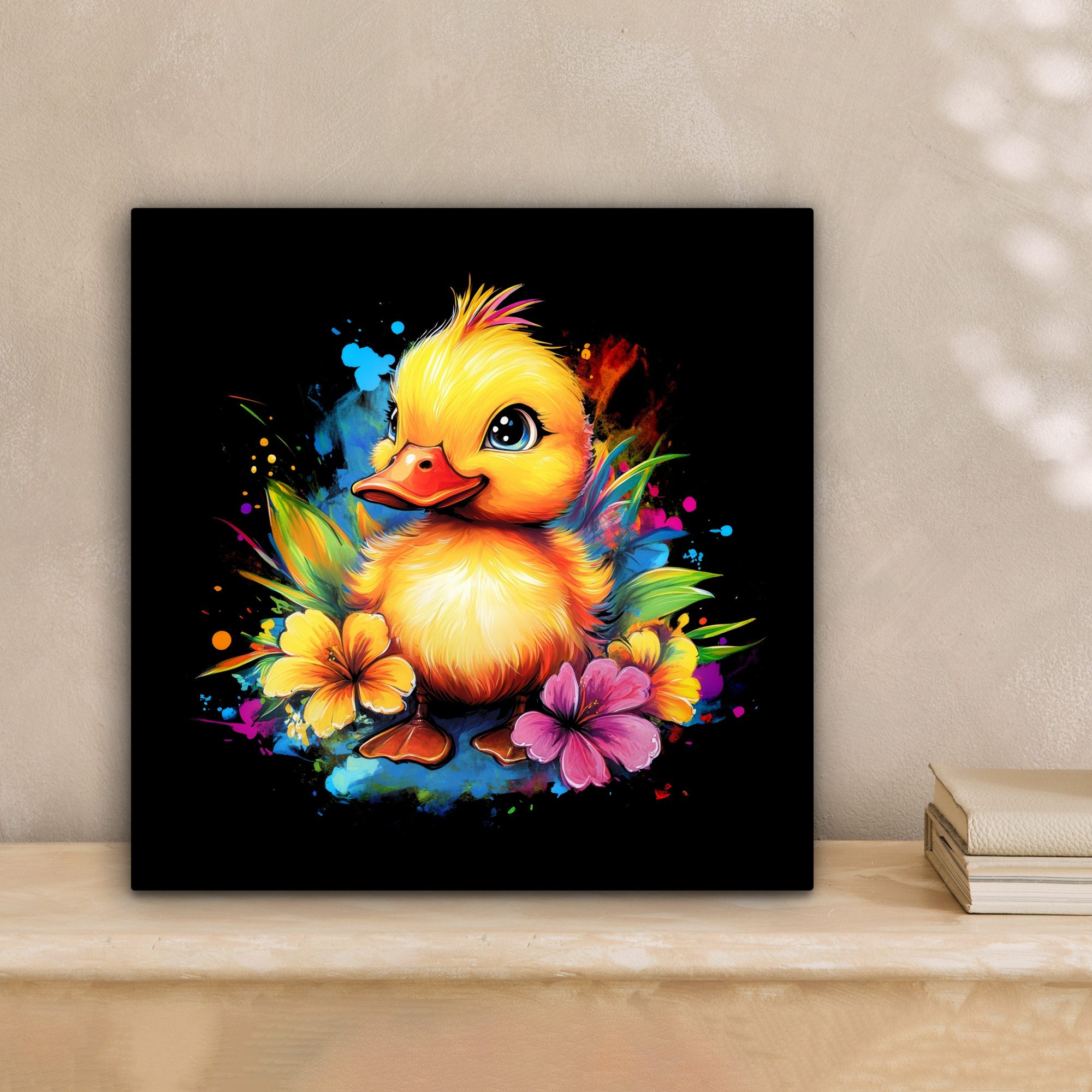 OneMillionCanvasses® Leinwandbild Graffiti - Tier - günstig online kaufen