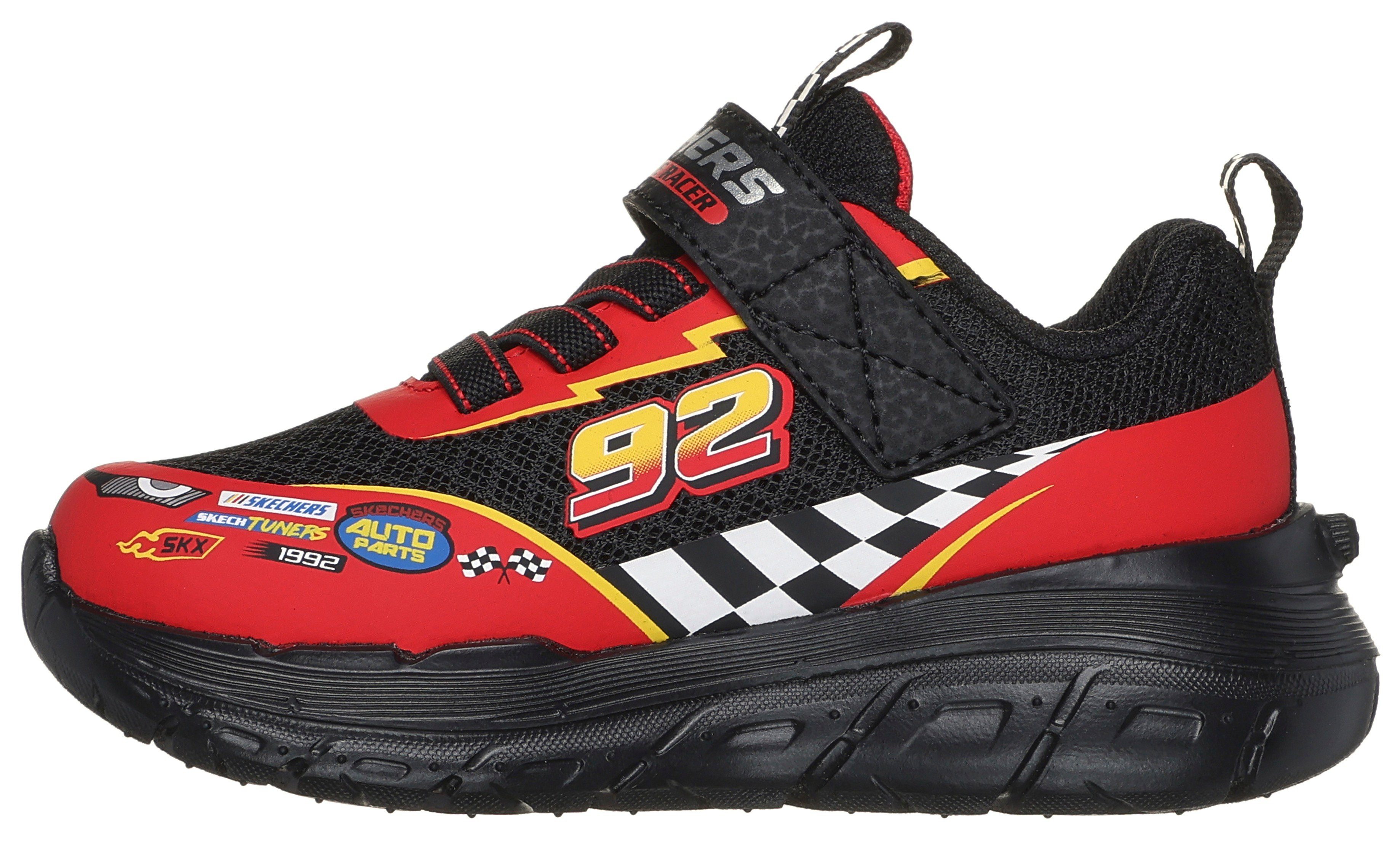 Skechers SKECH TRACKS Lauflernschuh Sneaker mit vielen coolen Prints, Größenschablone zum Download