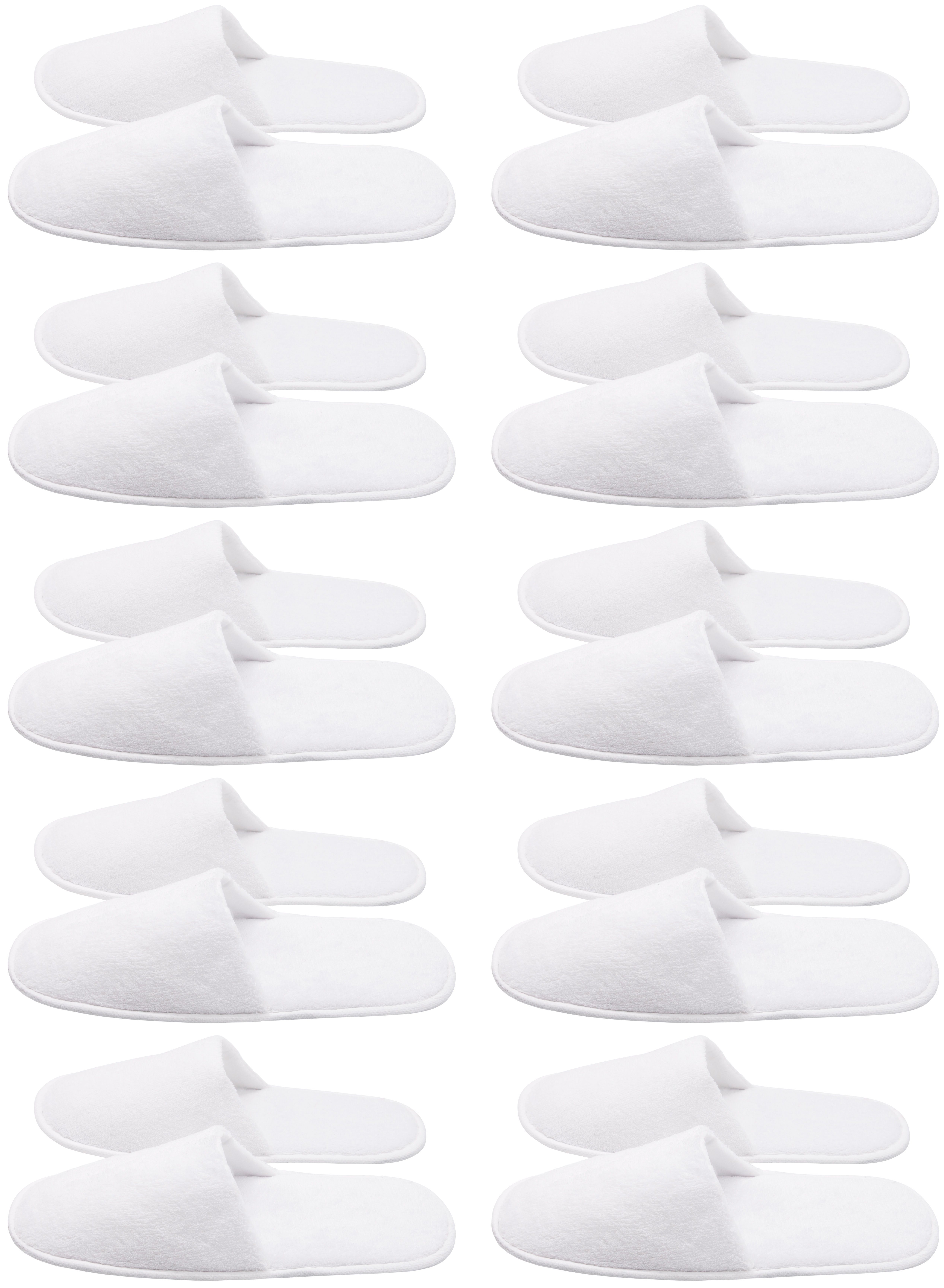 Schuhe Hausschuhe ZOLLNER Pantoffel (10-tlg) Universalgröße, 100% Polyester, vom Hotelwäschespezialisten
