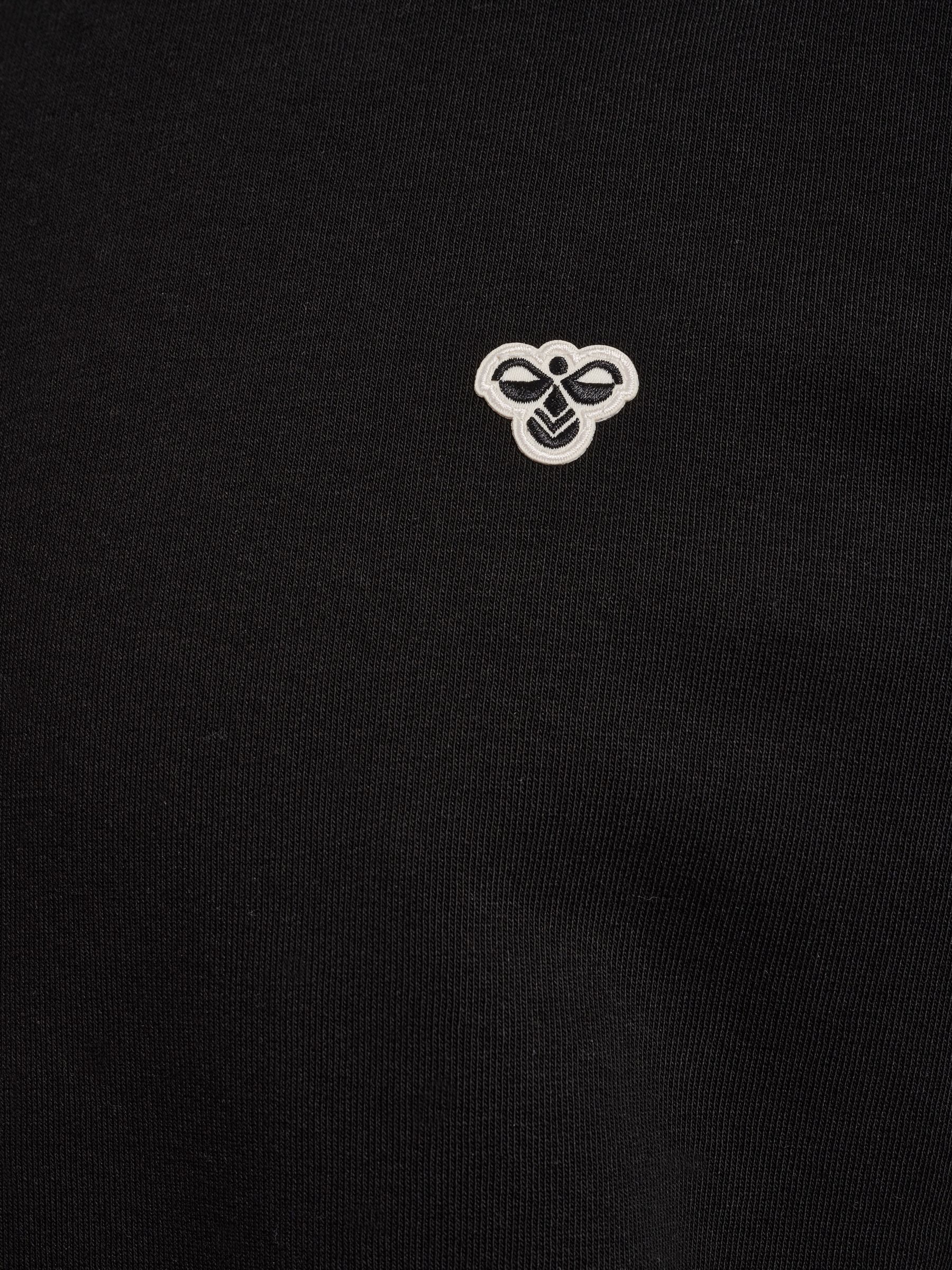 hummel Sweatshirt Pullover mit Logo und gerippten Bündchen (1-tlg) hmlLOOSE CREWNECK BEE