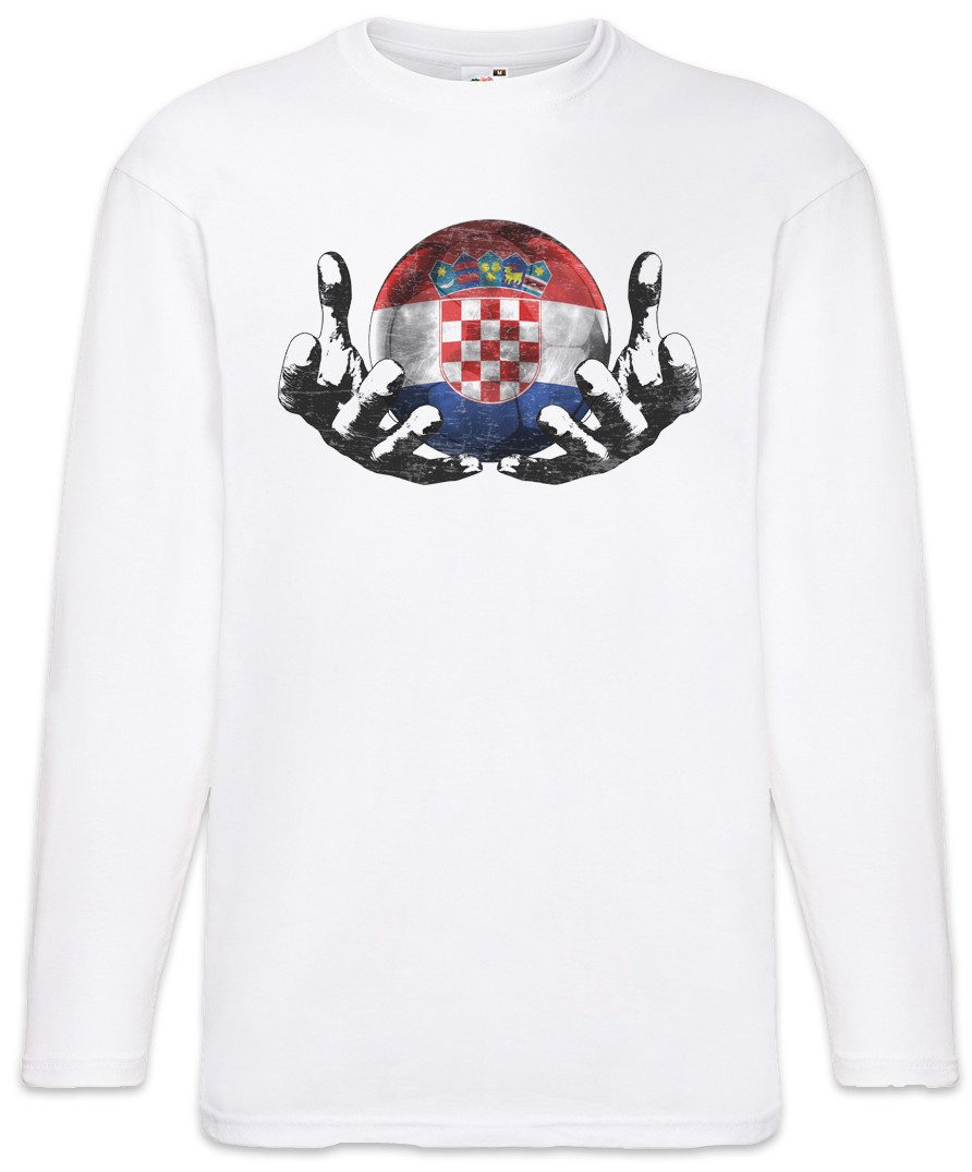 Langarmshirt Croatia Football Magic Ball Langarm T-Shirt Kroatien Kroatisch