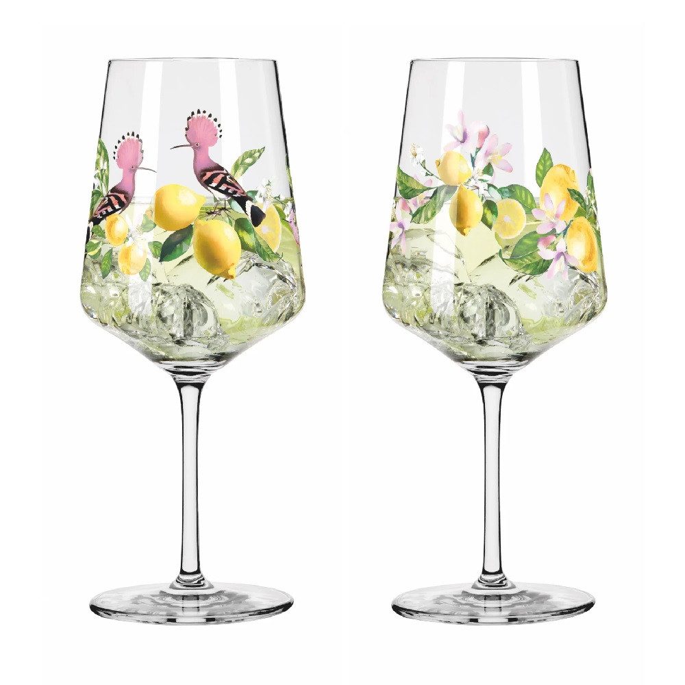 Ritzenhoff Cocktailglas Ritzenhoff Sommertau Limoncello 2er-Set F24, Kristallglas
