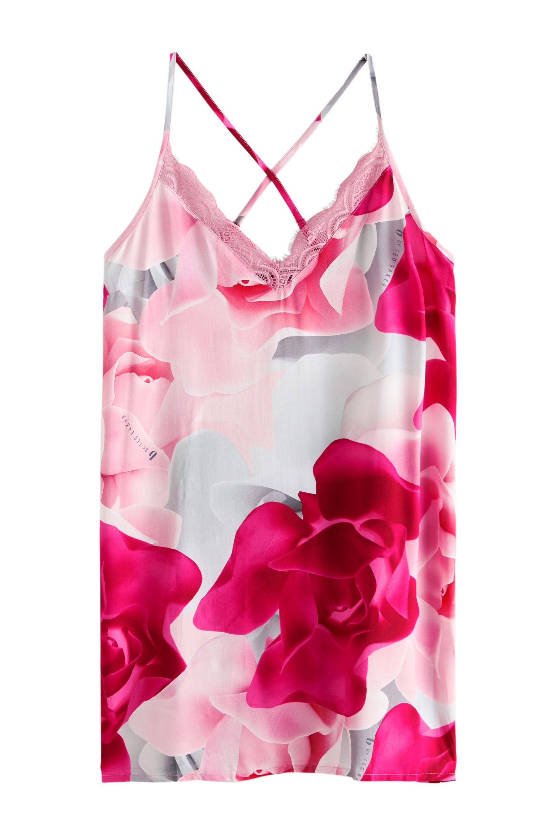 Pyjama B by Ted Baker Negligé aus Viskose Blumenmuster