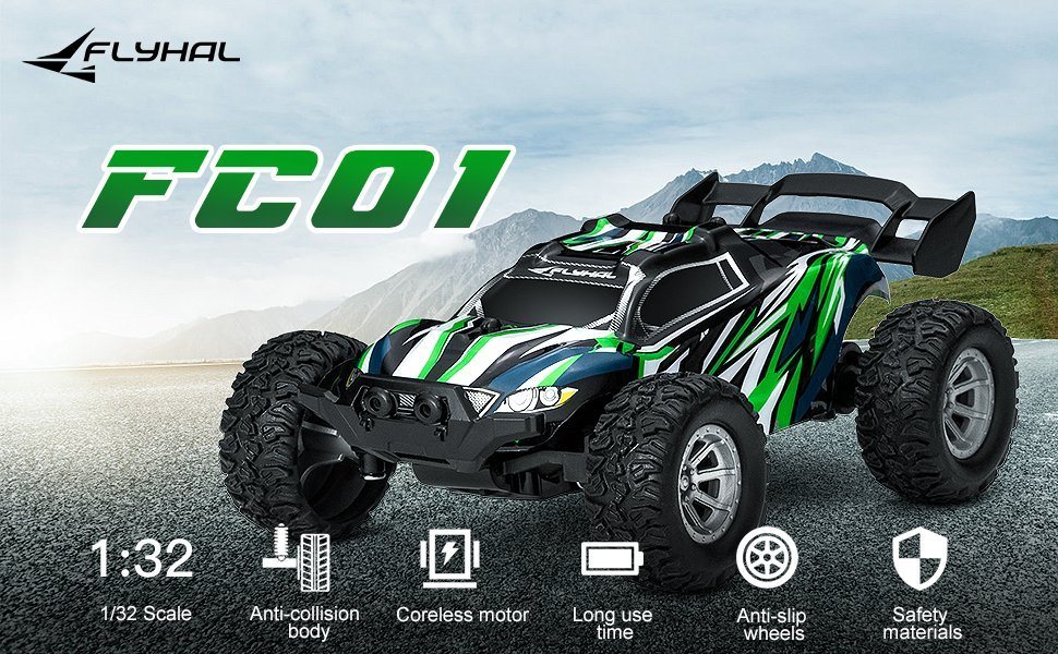 Thumbnail - FLYHAL RC-Auto Flyhal FC01 1:32 RC-Rennwagen, Intuitive Steuerung, robust, für jedes Gelände, kompaktes Design