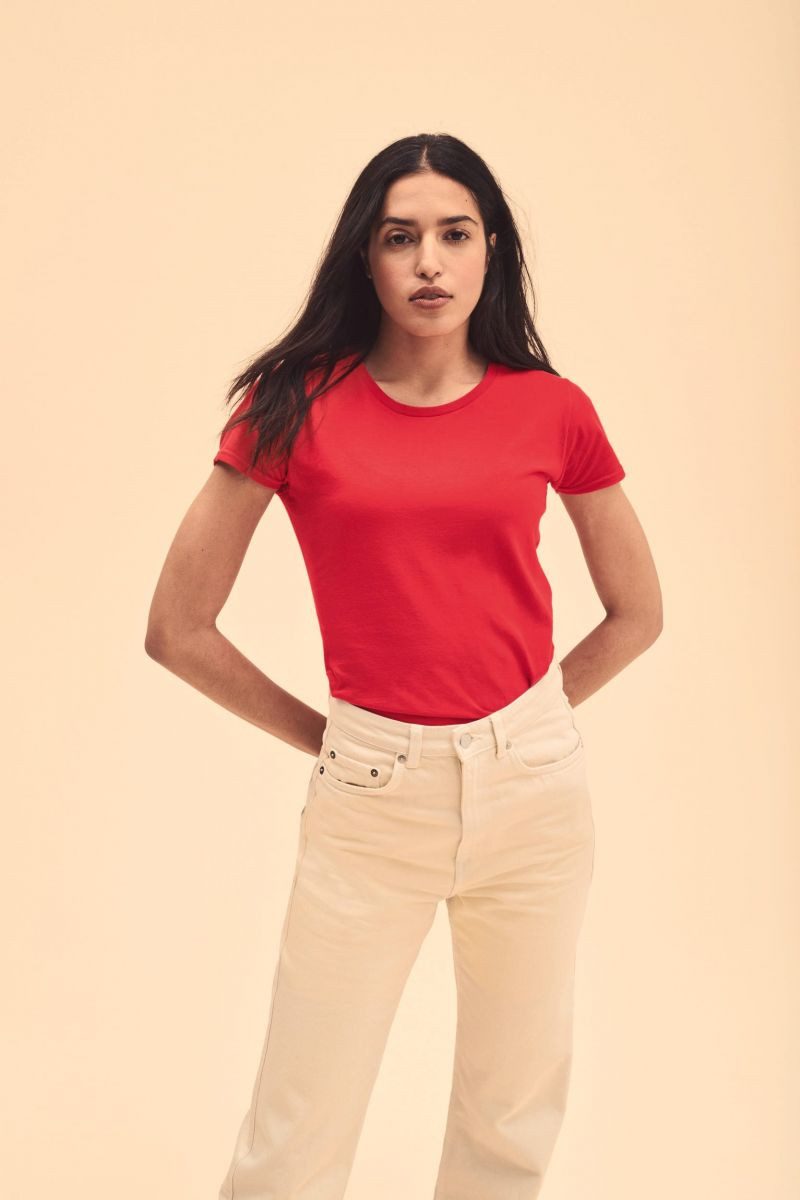 Fruit of the Loom Rundhalsshirt Damen günstig online kaufen