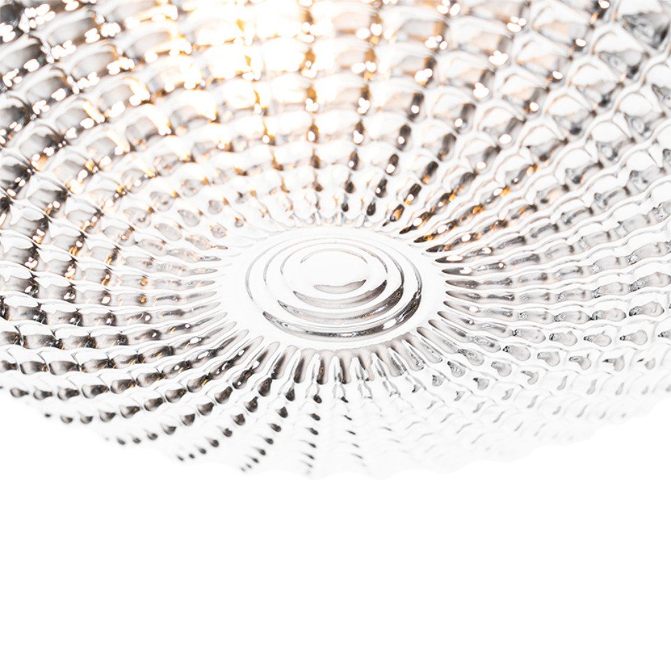 Qazqa Außen-Deckenleuchte Nohmi, ohne Leuchtmittel, E27, Transparent, Klass günstig online kaufen