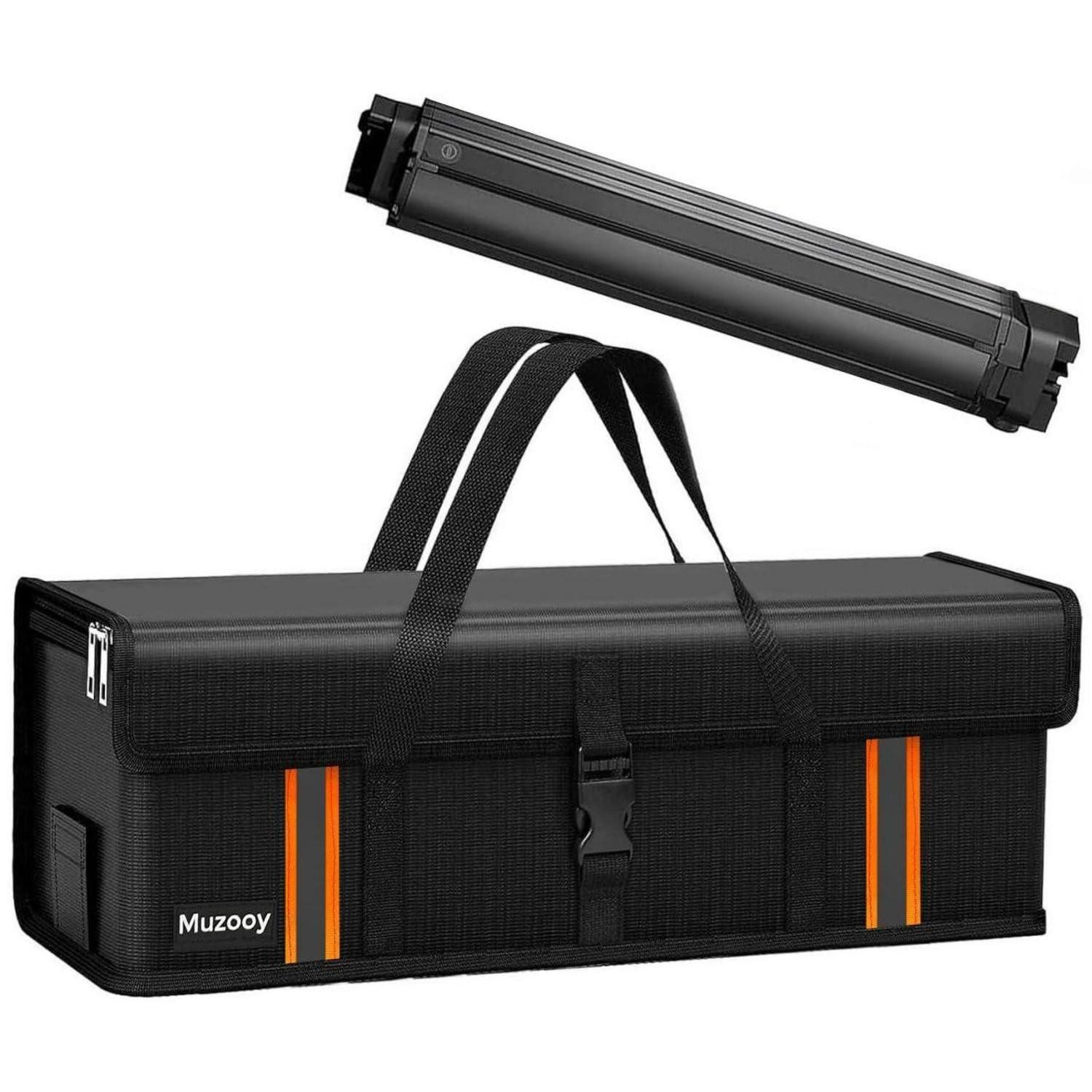 LuxusKollektion Akku-Schutzhülle Ebike Akku Tasche 8 Schichten Brandschutz 2300C Wasserdicht L