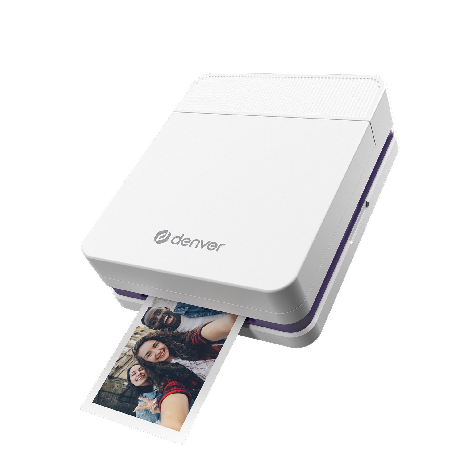 Denver MCP-6010 Fotodrucker, (Bluetooth, perfekt für Reisen, ca. 60–90 Sekunden pro Foto)