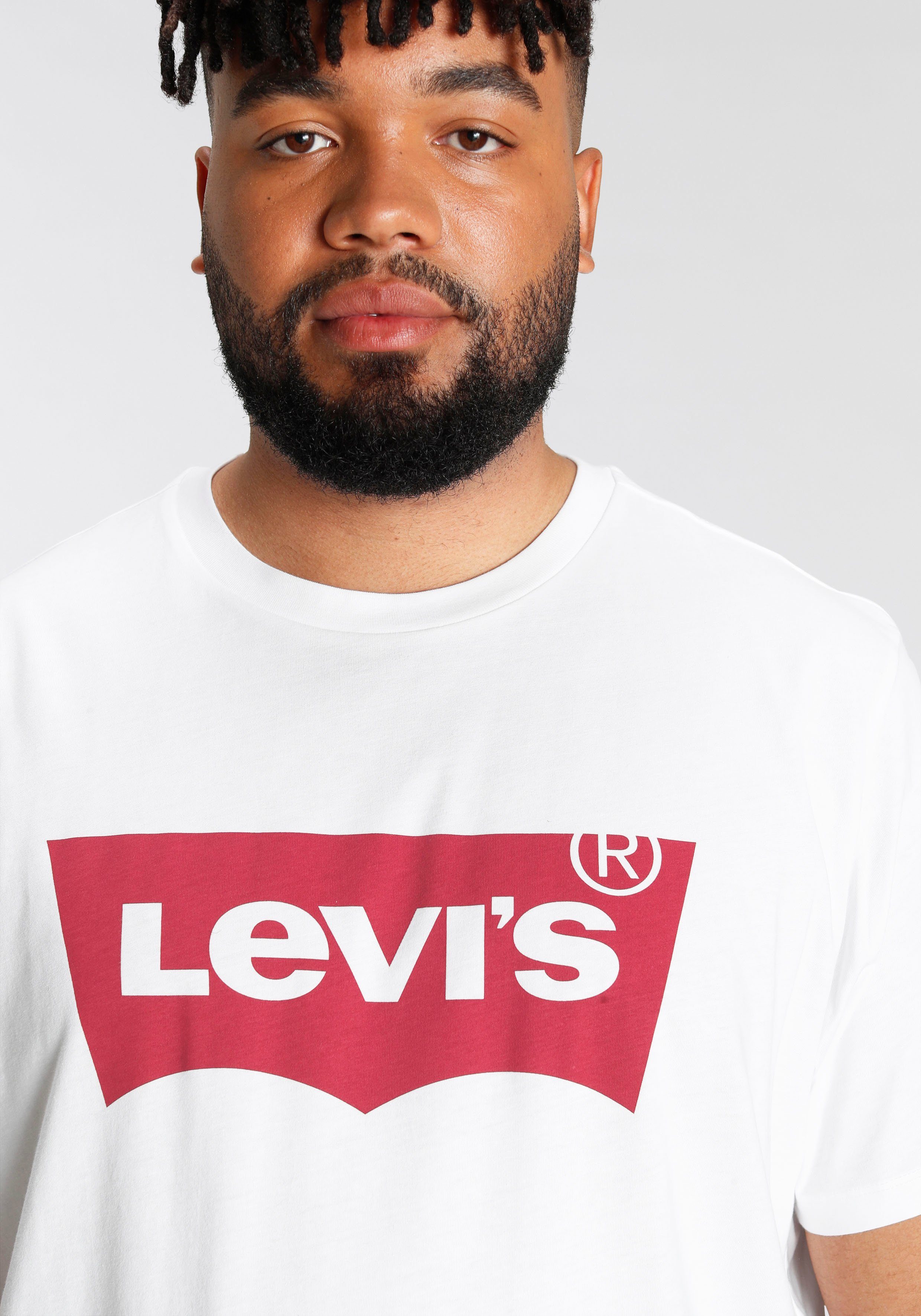 Levi's® B&T mit TEE Logofrontprint GRAPHIC weiß Plus BIG T-Shirt LE