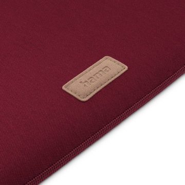 Hama Laptoptasche Gepolsterte Laptoptasche, Schutzhülle Notebook für 13,3 bis 14,1 Zoll, 34 bis 36 cm, 360° Rundumschutz, super schlank, Material Jersey