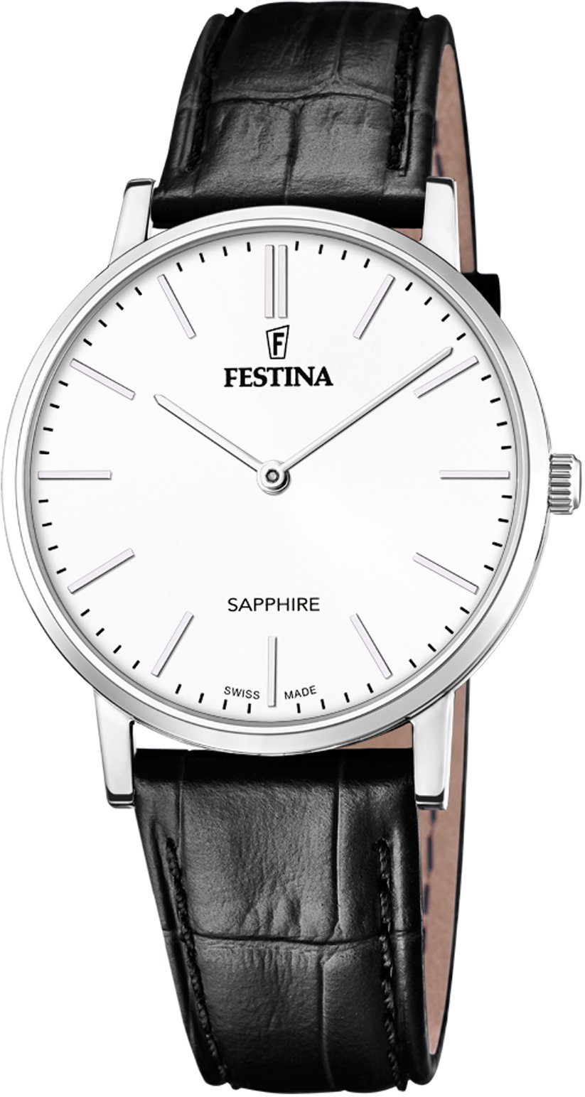 Festina Schweizer Uhr Festina Swiss Made, F20012/1, Gehäuse aus Edelstahl,  Ø ca. 40 mm