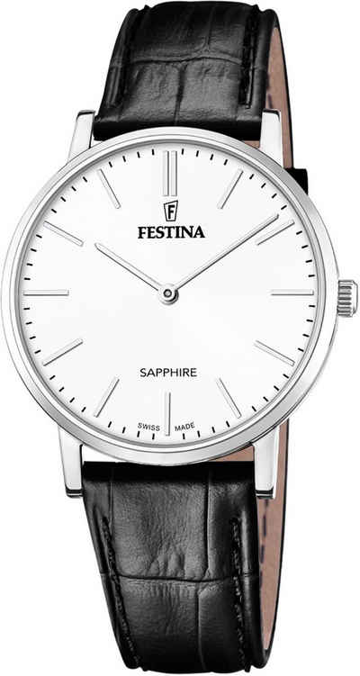 Festina Quarzuhr Festina Swiss Made, F20012/1, Armbanduhr, Herrenuhr, Swiss Made