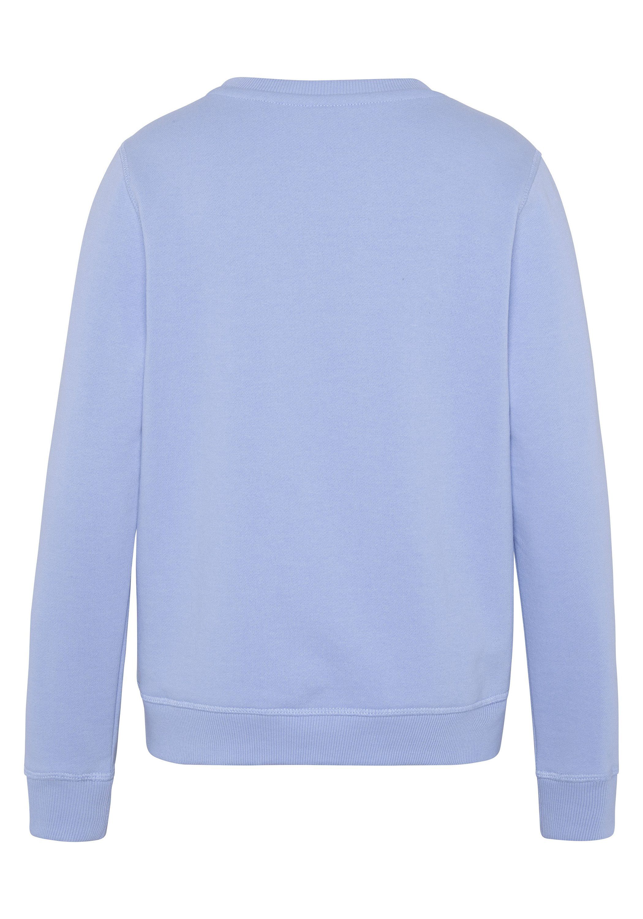 Polo Sylt Sweatshirt mit Label-Print Blue Brunnera