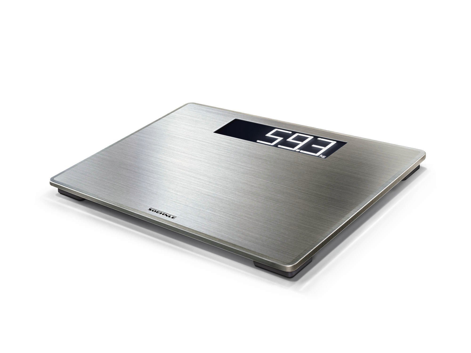 Soehnle Personenwaage Style Sense Safe 300, 1-tlg., LCD-Anzeige, flaches Design, bis 180kg, extragroße Trittfläche