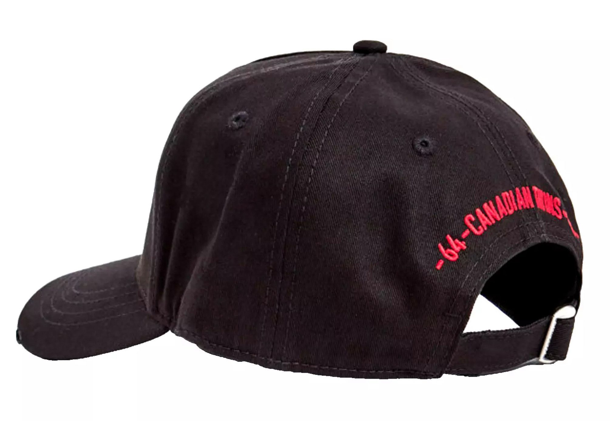 Dsquared2 Baseball Cap 64-CANADIAN TWINS-95 Baseballkappe Icon Kappe Verstellbarer Schnallenverschluss für eine individuelle Anpassung