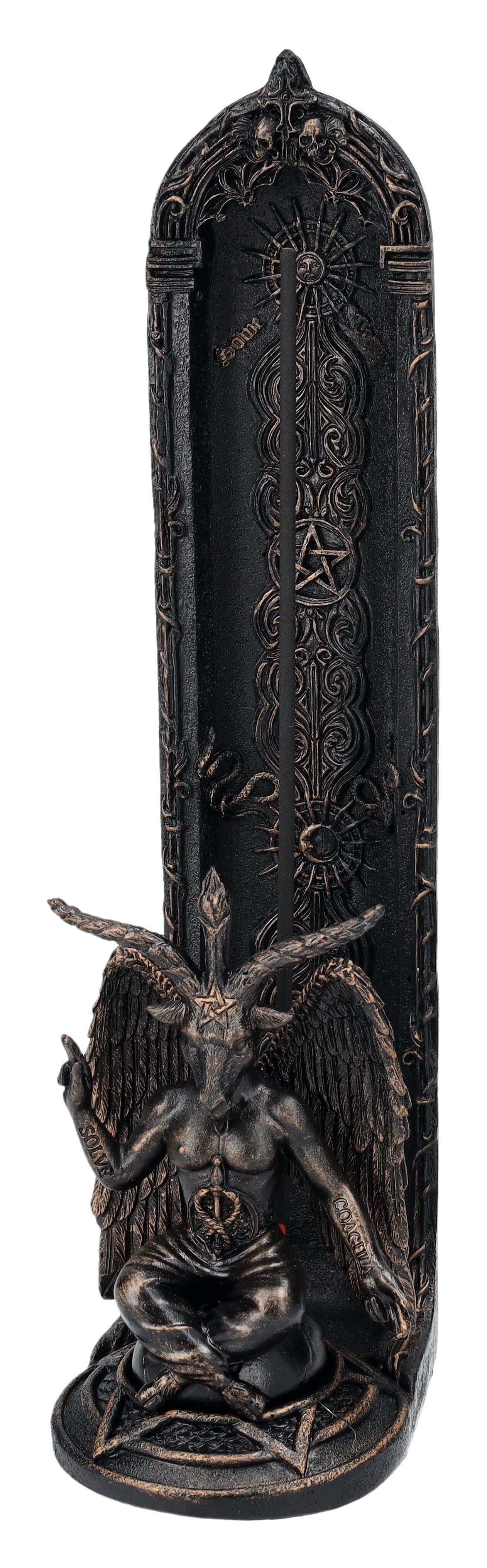 Figuren Shop GmbH Räucherstäbchen-Halter Räucherstäbchenhalter - Baphomet's Essence - Nemesis Now - Gothic