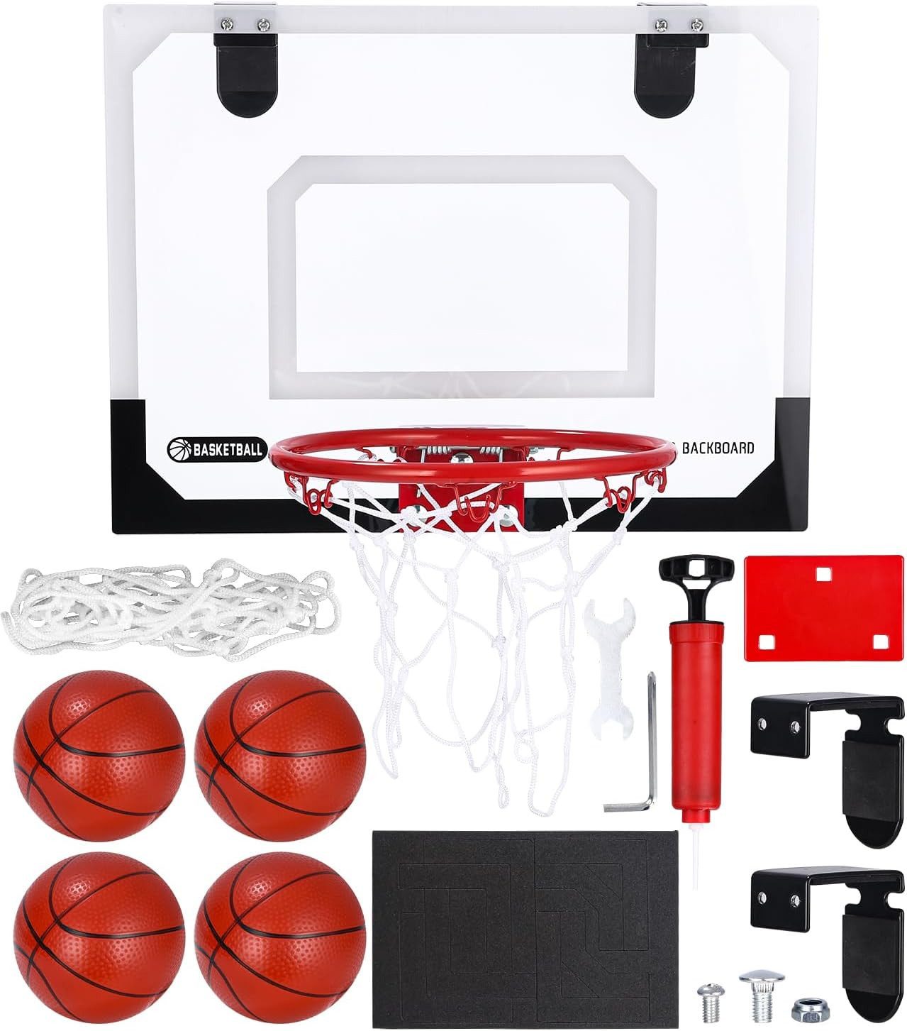 Basketballkorb Mini-Basketballkorb für Kinder, wandmontierter Basketballkorb
