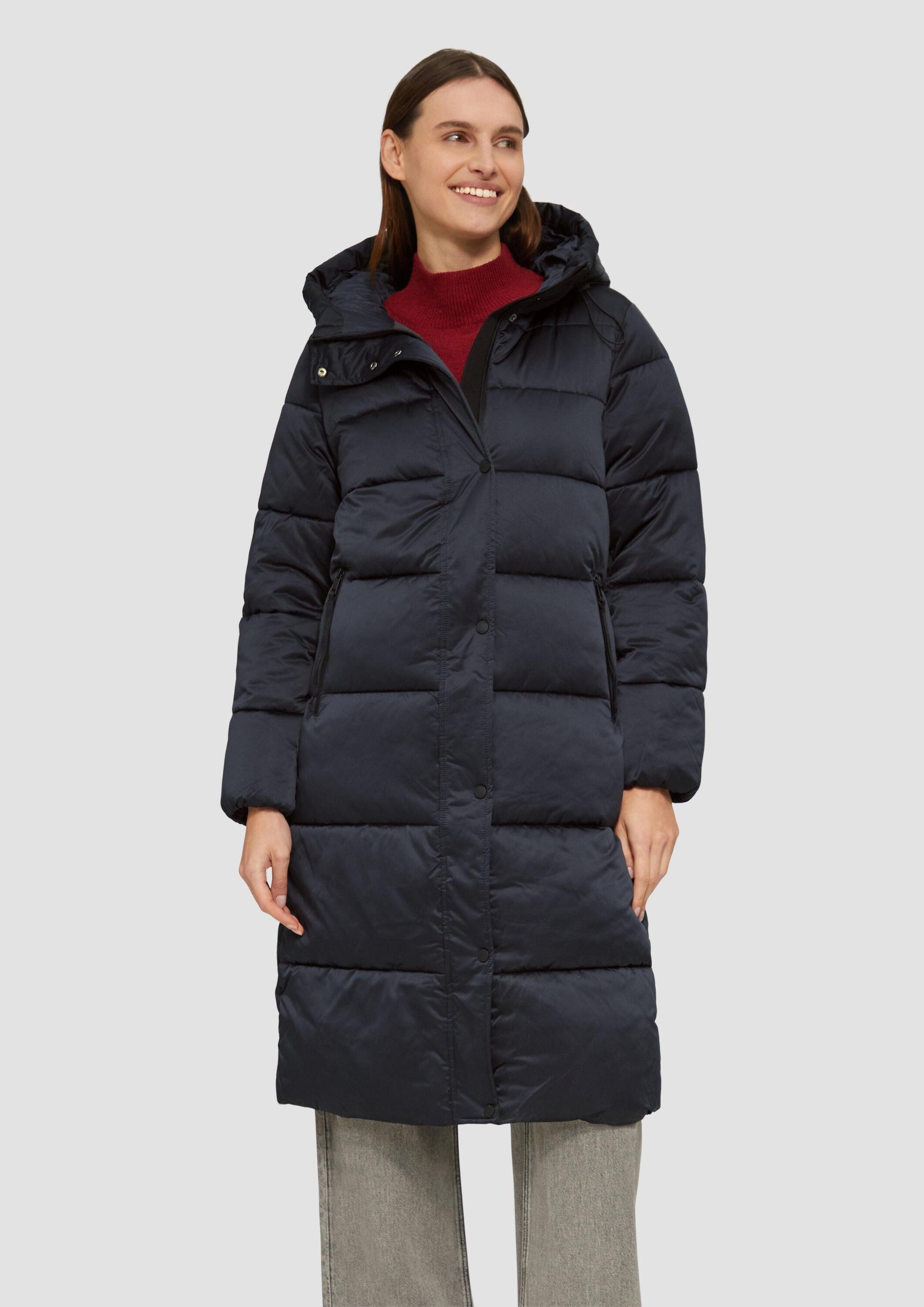 s.Oliver Wintermantel Outdoor-Mantel Puffermantel in Satin-Optik günstig online kaufen