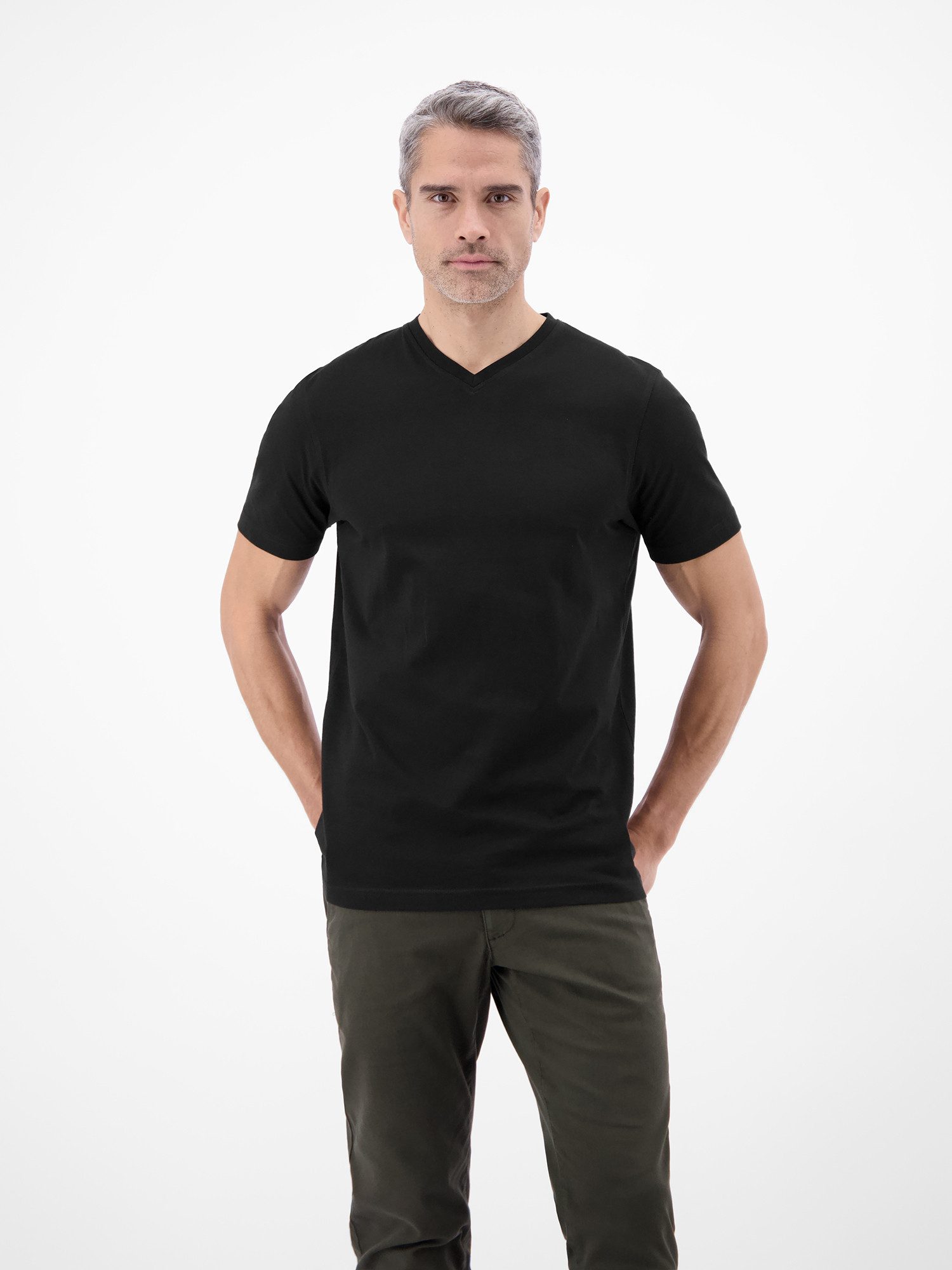 LERROS T-Shirt Doppelpack T-Shirt, V-Neck in Premium Baumwollqualität – Bild 4 von 5