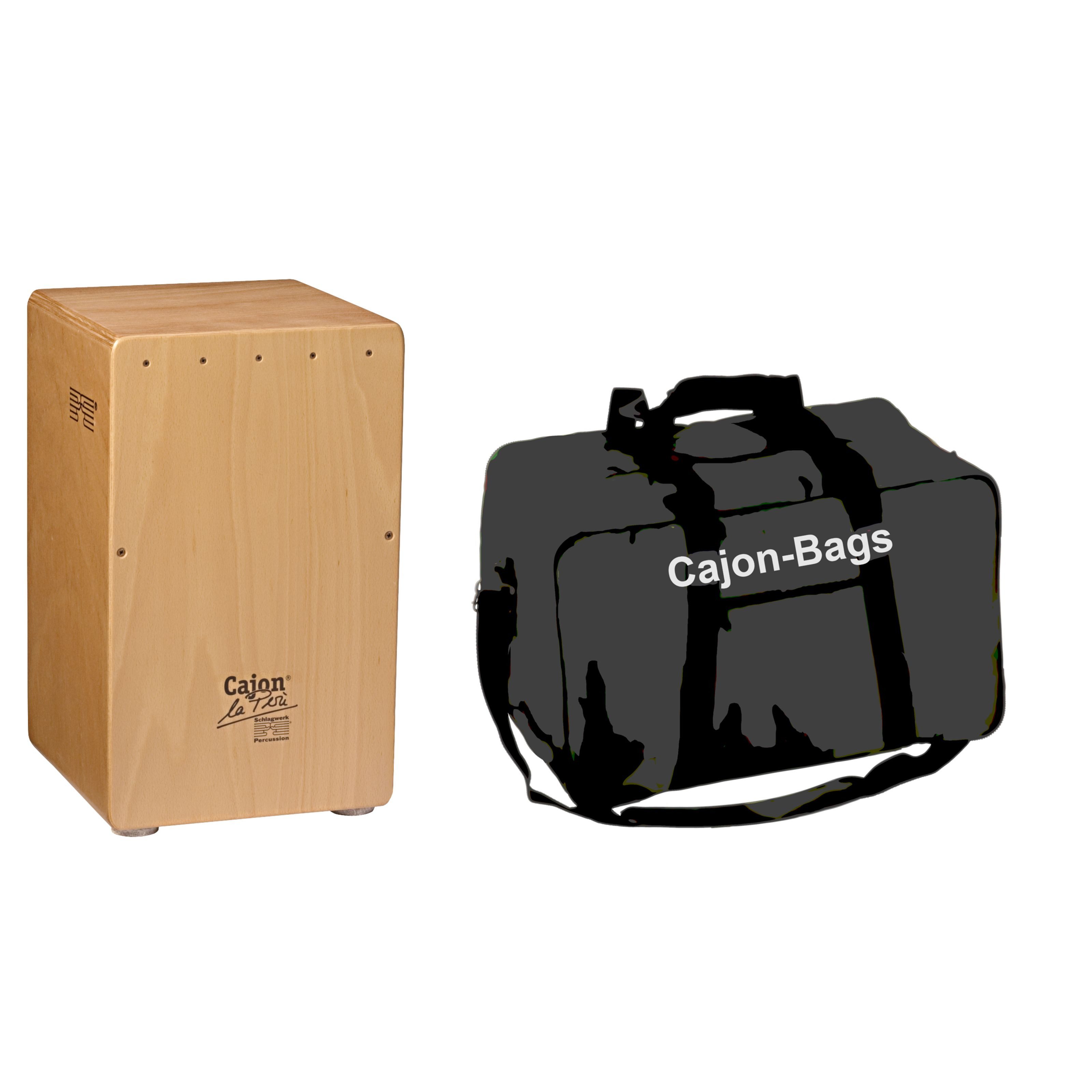 Schlagwerk Cajon, Percussion, Cajons, CP4005 + Bag - Cajon-Set