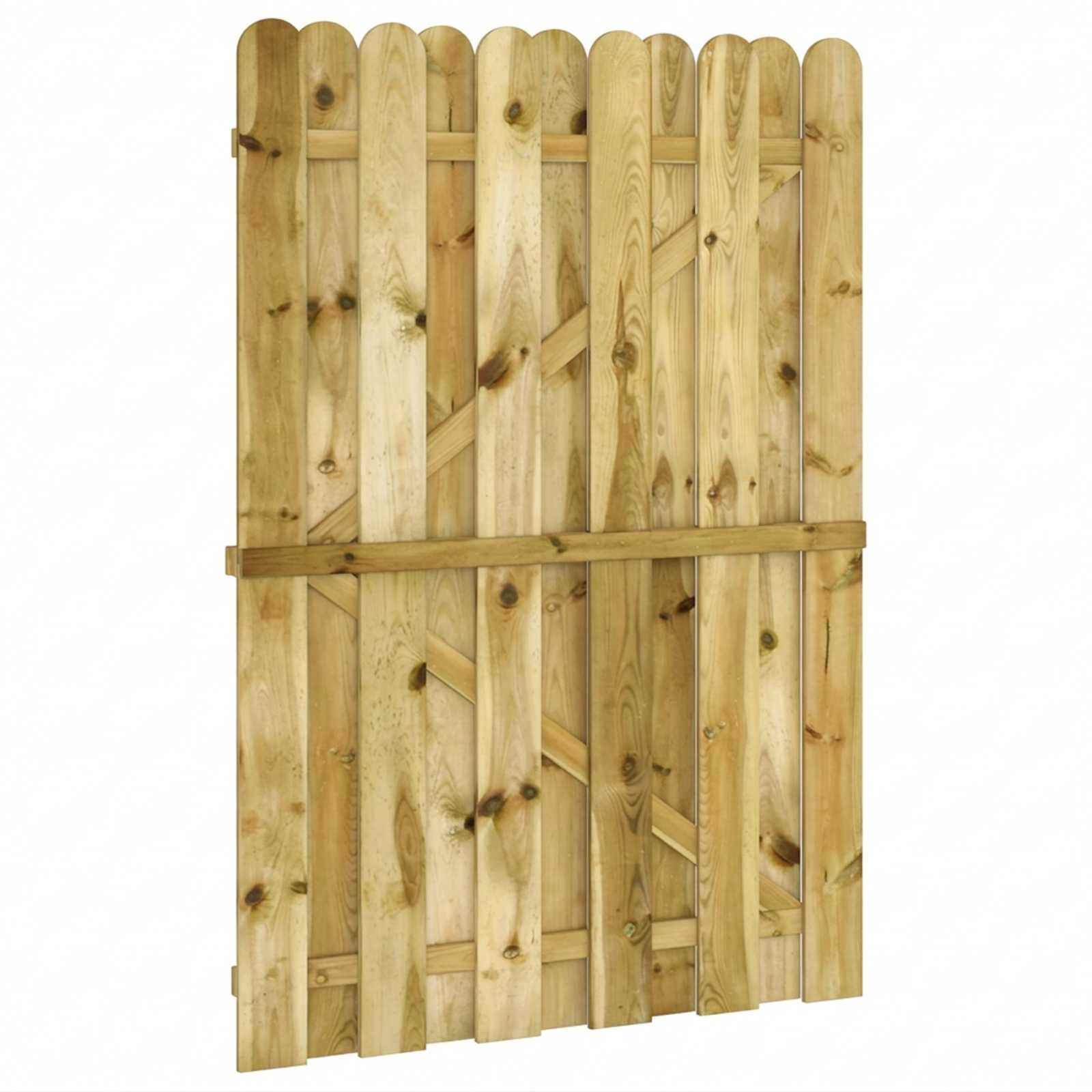 vidaXL Gartentor Gartentor 100 x 150 cm Massives Kiefernholz Grün