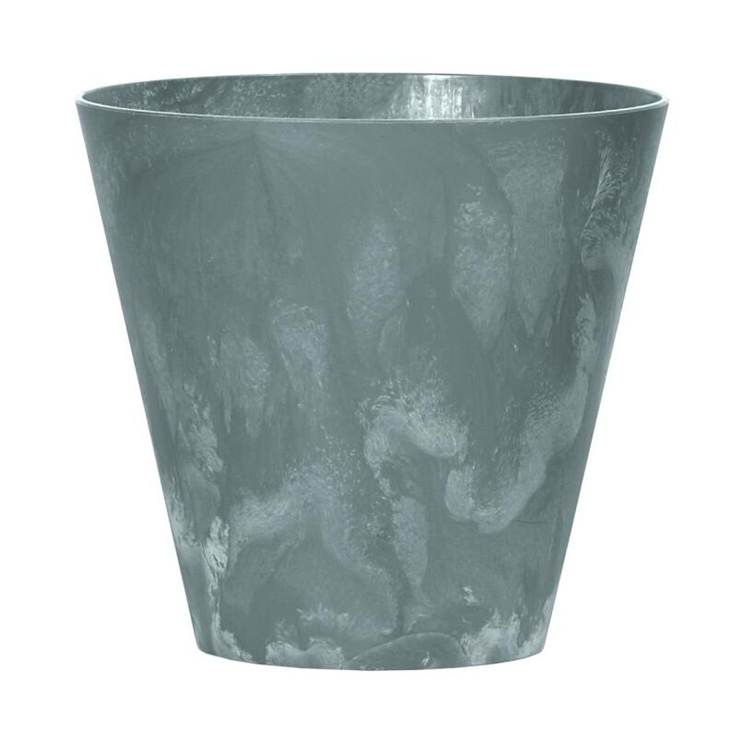 BURI Pflanzkübel Pflanztopf ca. 20 x 19,2cm Blumen Übertopf grau