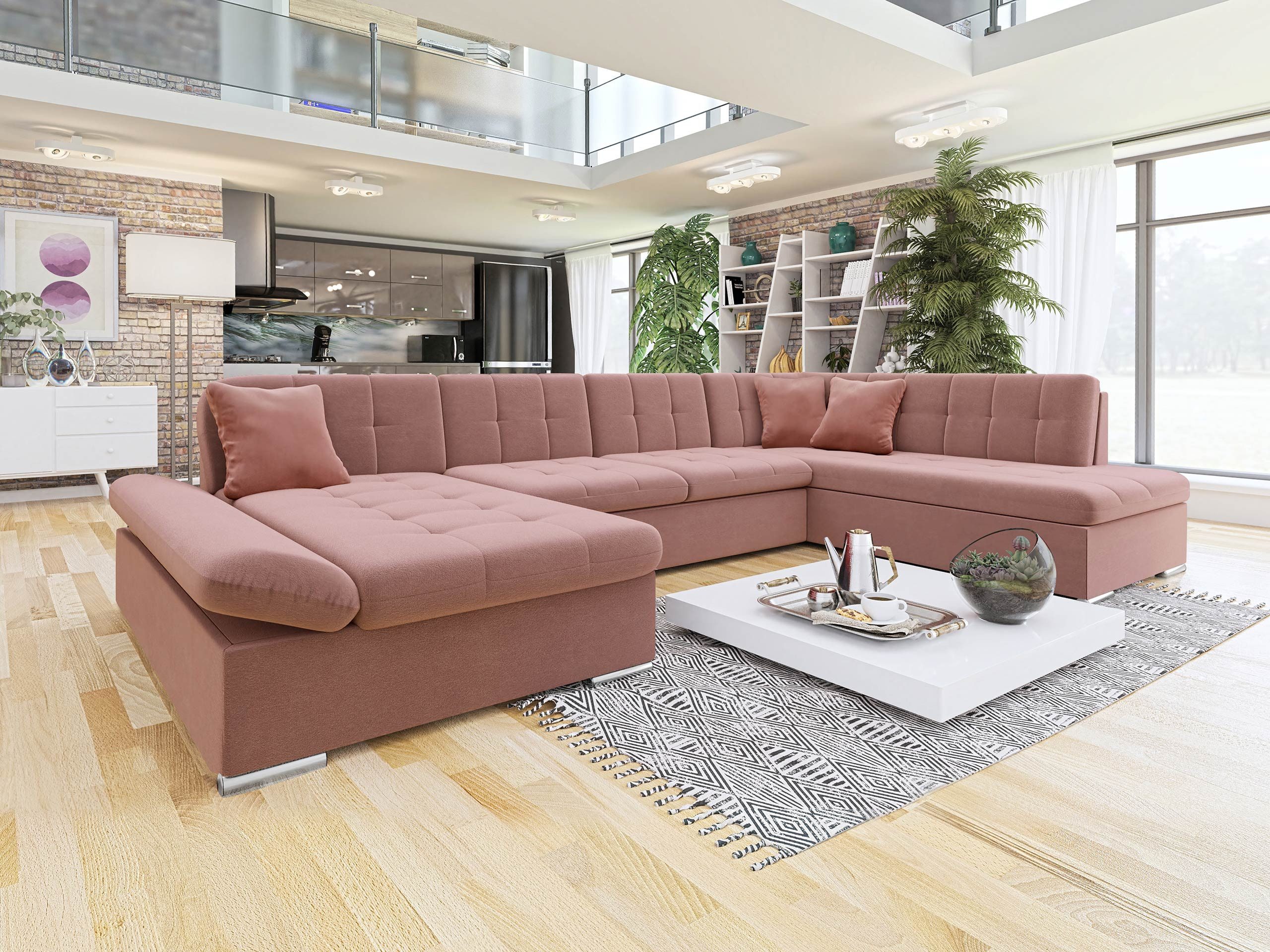 MIRJAN24 Wohnlandschaft Bergen Premium, mit Schlaffunktion günstig online kaufen