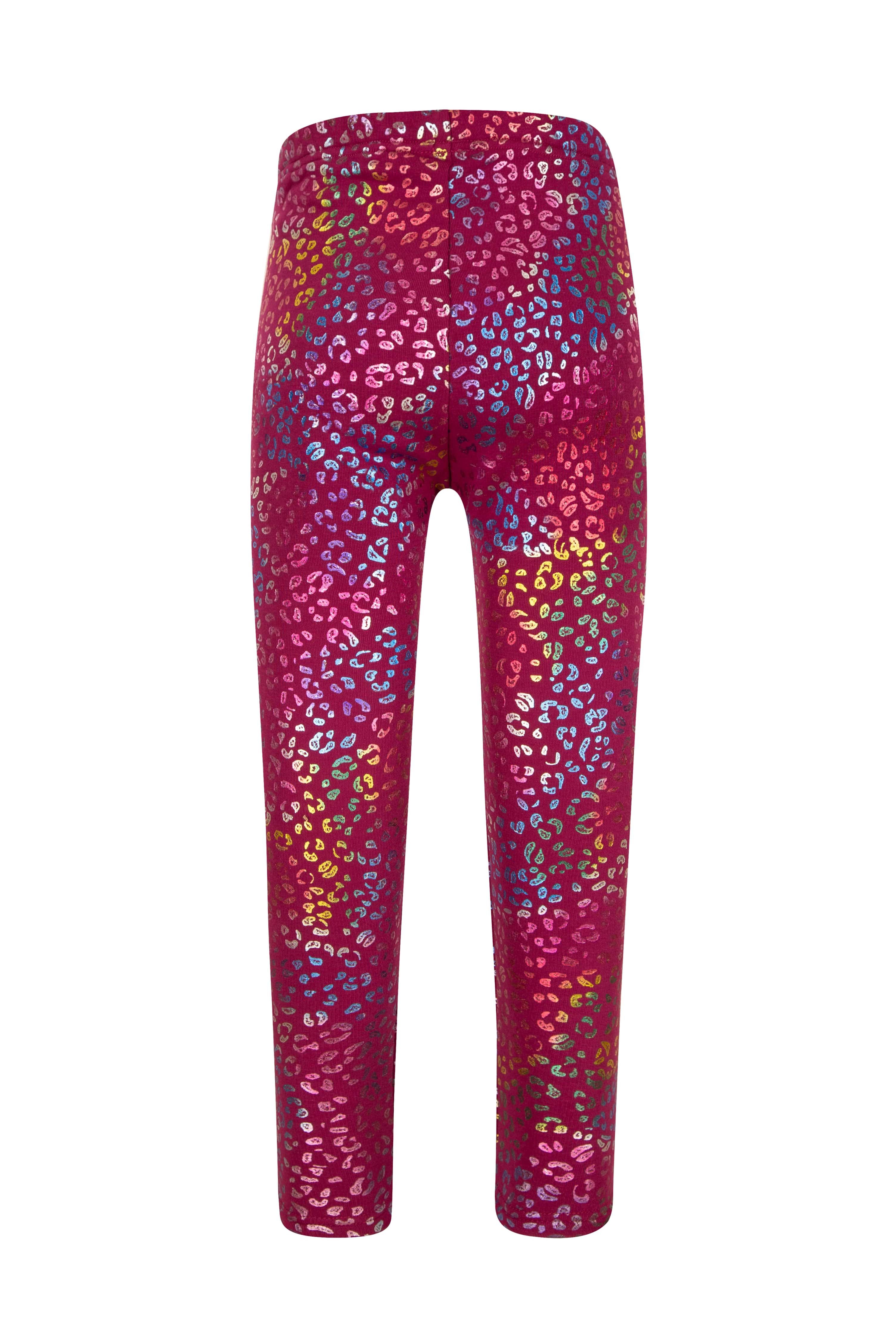 happy girls Strickleggings im bunten Allover