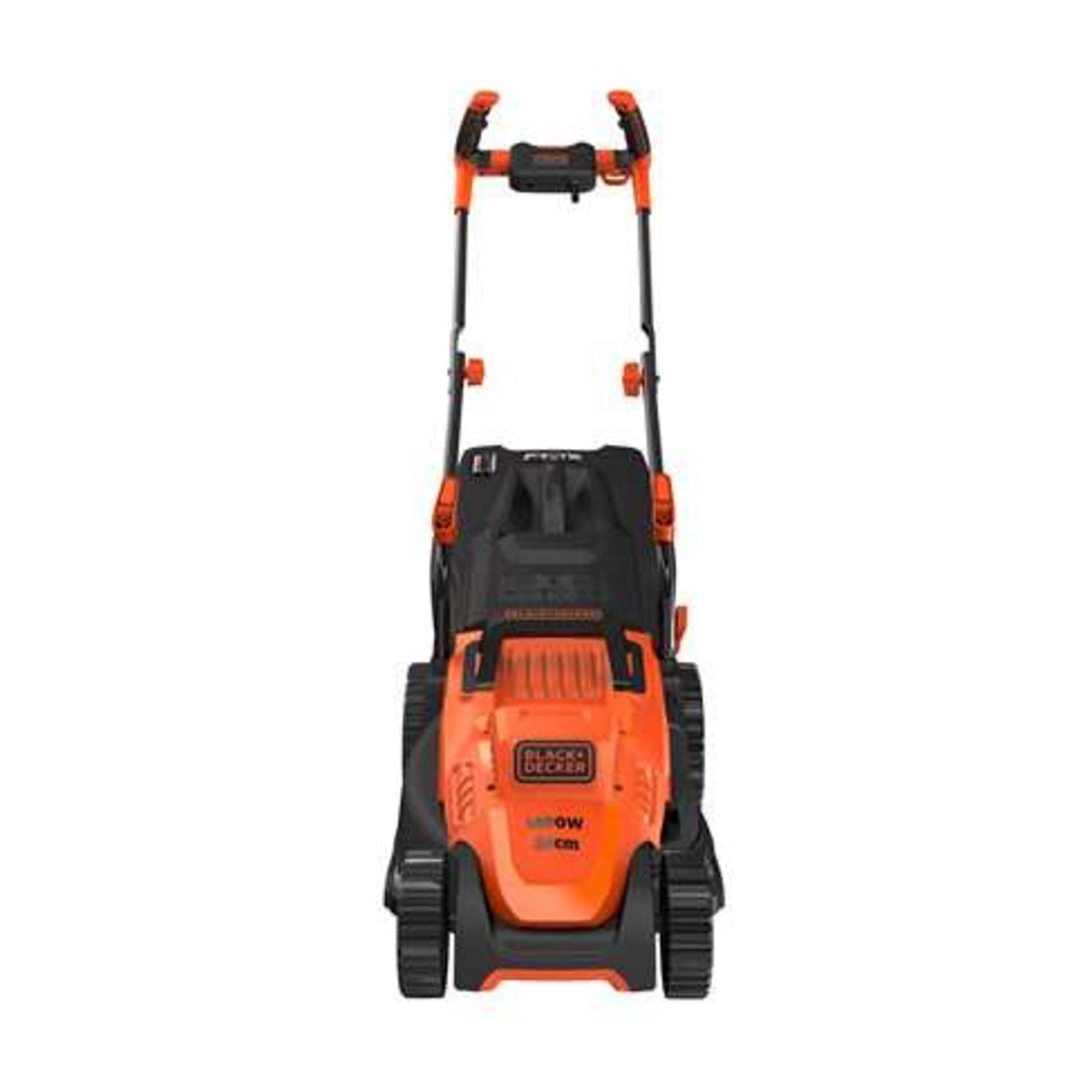 Black + Decker Elektrorasenmäher BLACK+DECKER Rasenmäher BEMW461BH-QS, 34cm, (1.400, 34 cm Schnittbreite, (1.400 Watt)