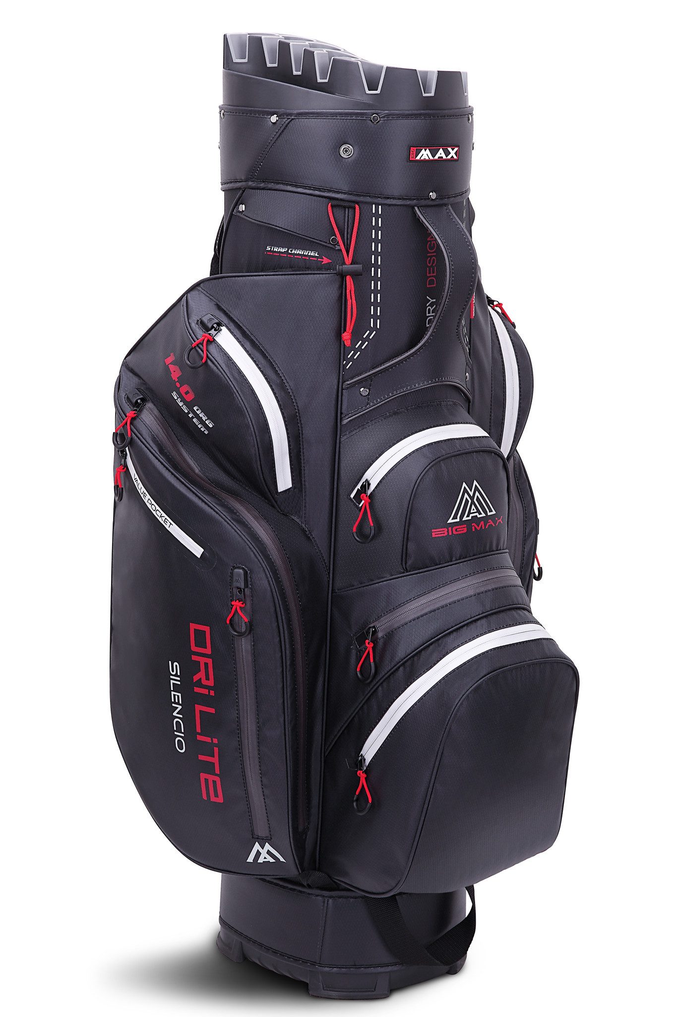 BIG MAX Sporttasche BIG MAX Dri Lite Silencio 2 Cartbag - Wasserabweisende Golftasche