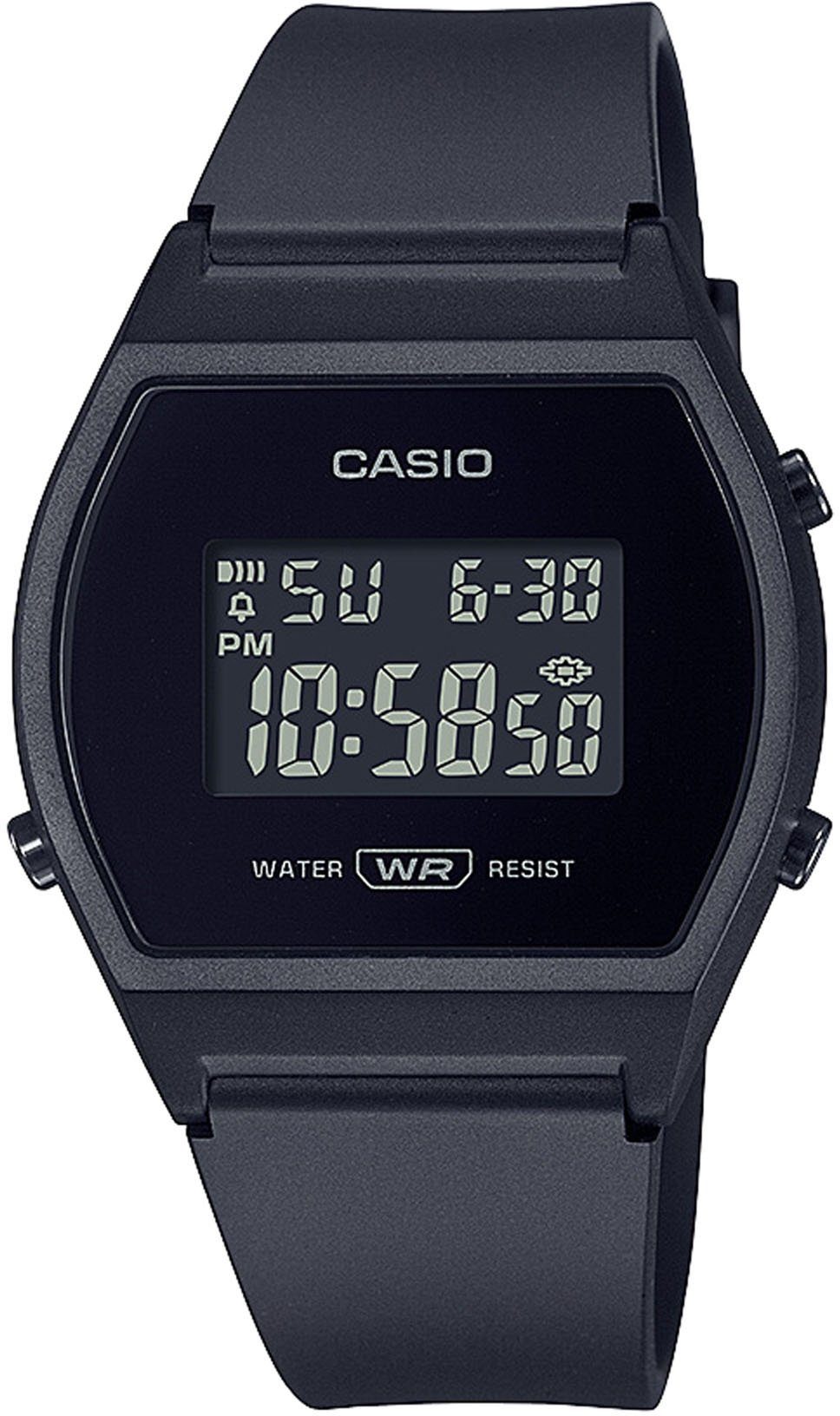 Casio Collection Chronograph LW-204-1BEF, Quarzuhr, Armbanduhr, Damenuhr, digital, Stoppfunktion