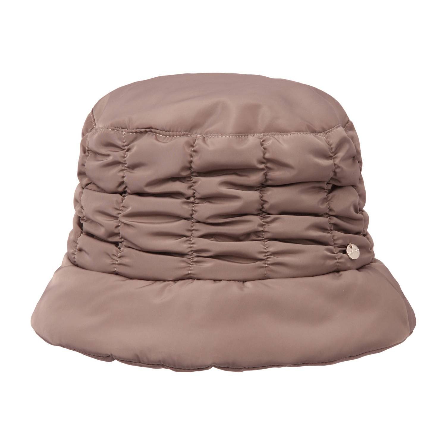 Hat You Baskenmütze Damen Fischerhut mit Zickzack-Design, doppellagig Mud