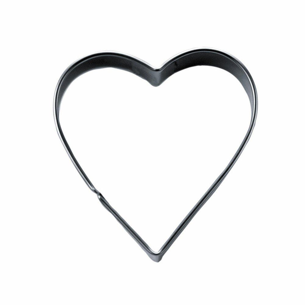 STÄDTER Ausstechform Herz Edelstahl 3 cm H 2.5, Edelstahl