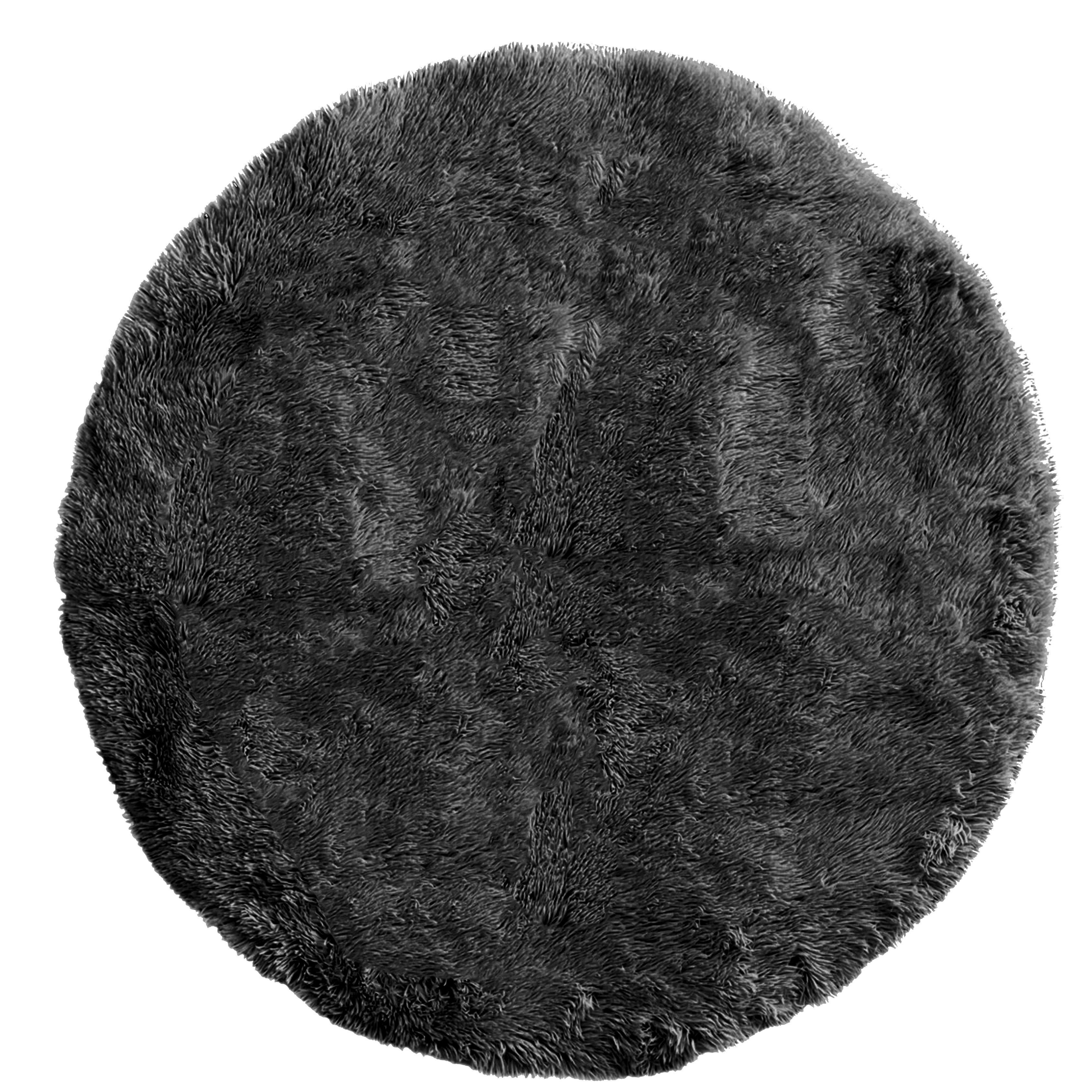 the carpet Teppich Soft Shaggy, rund, günstig online kaufen