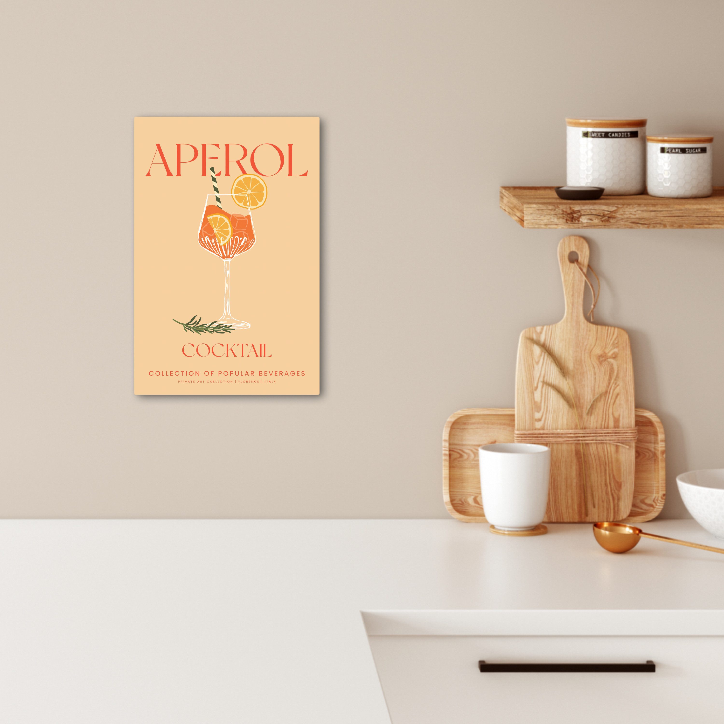 OneMillionCanvasses® Leinwandbild Cocktail - Aperol - günstig online kaufen